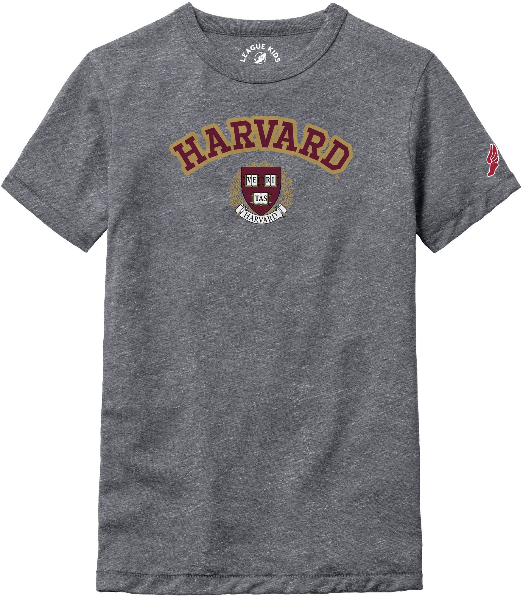 League-Legacy Girls' Harvard Crimson Gray Nyland Legacy T-Shirt
