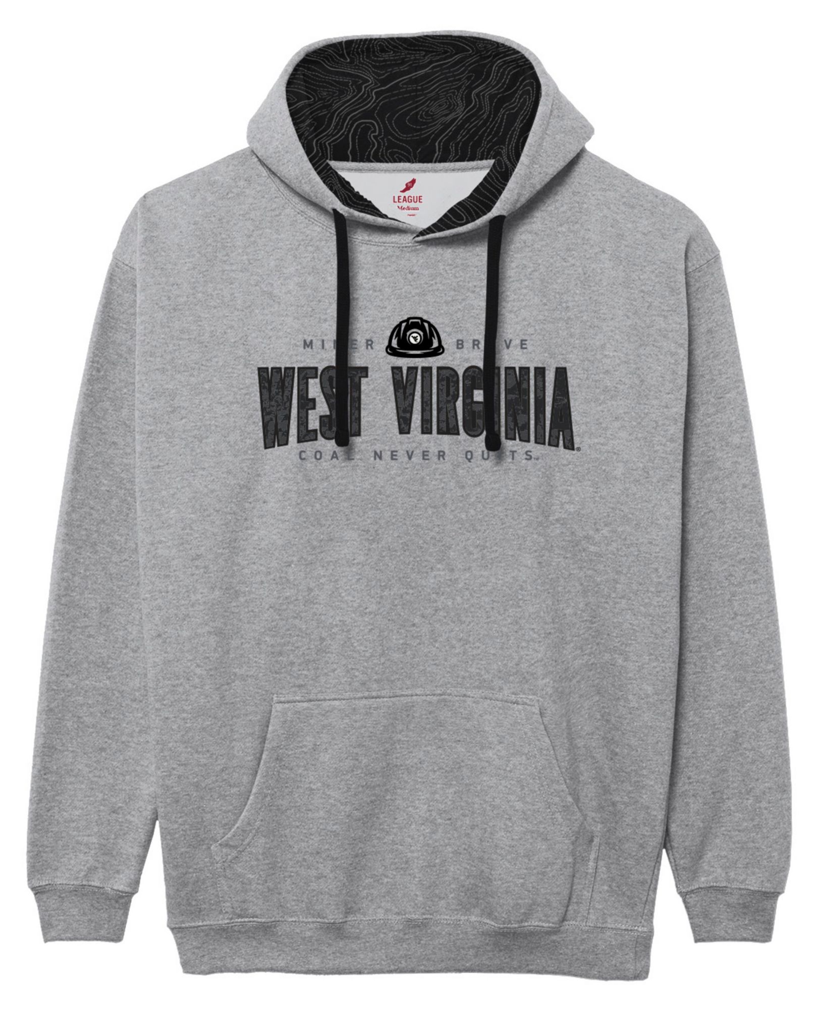League-Legacy Men's West Virginia Mountaineers Grey Essentials 2.0 Hoodie