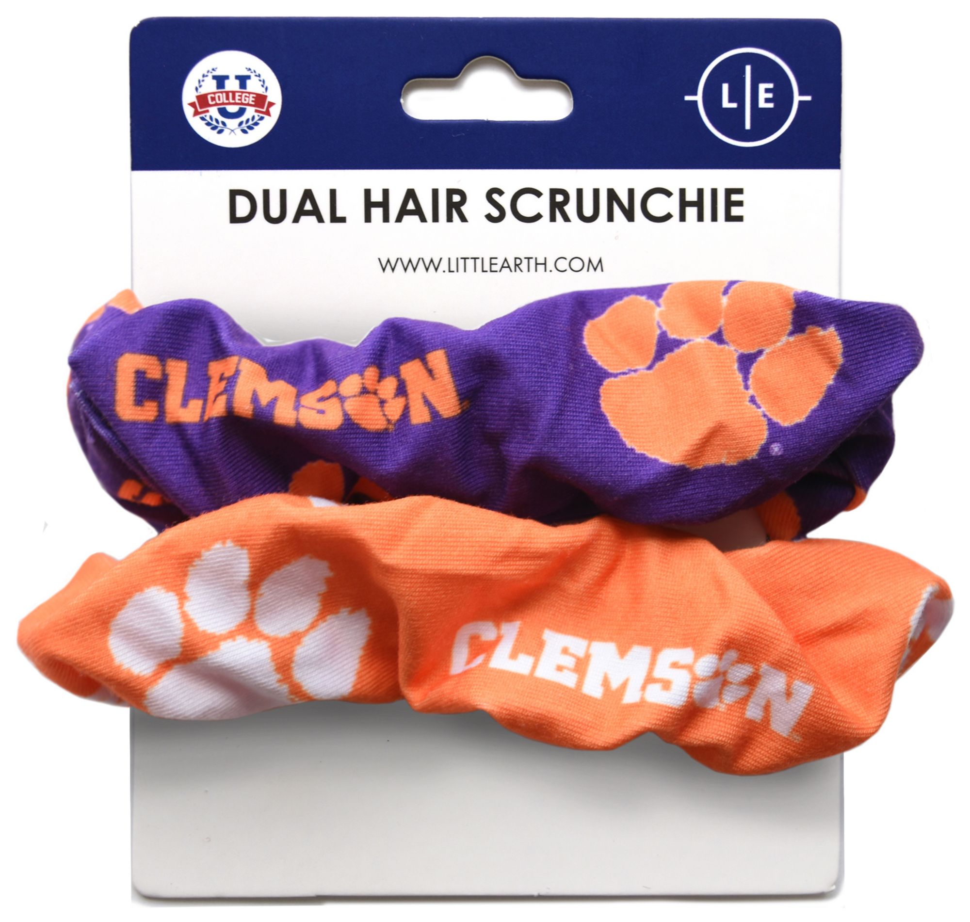 Little Earth Clemson Tigers Dual Hair Twist