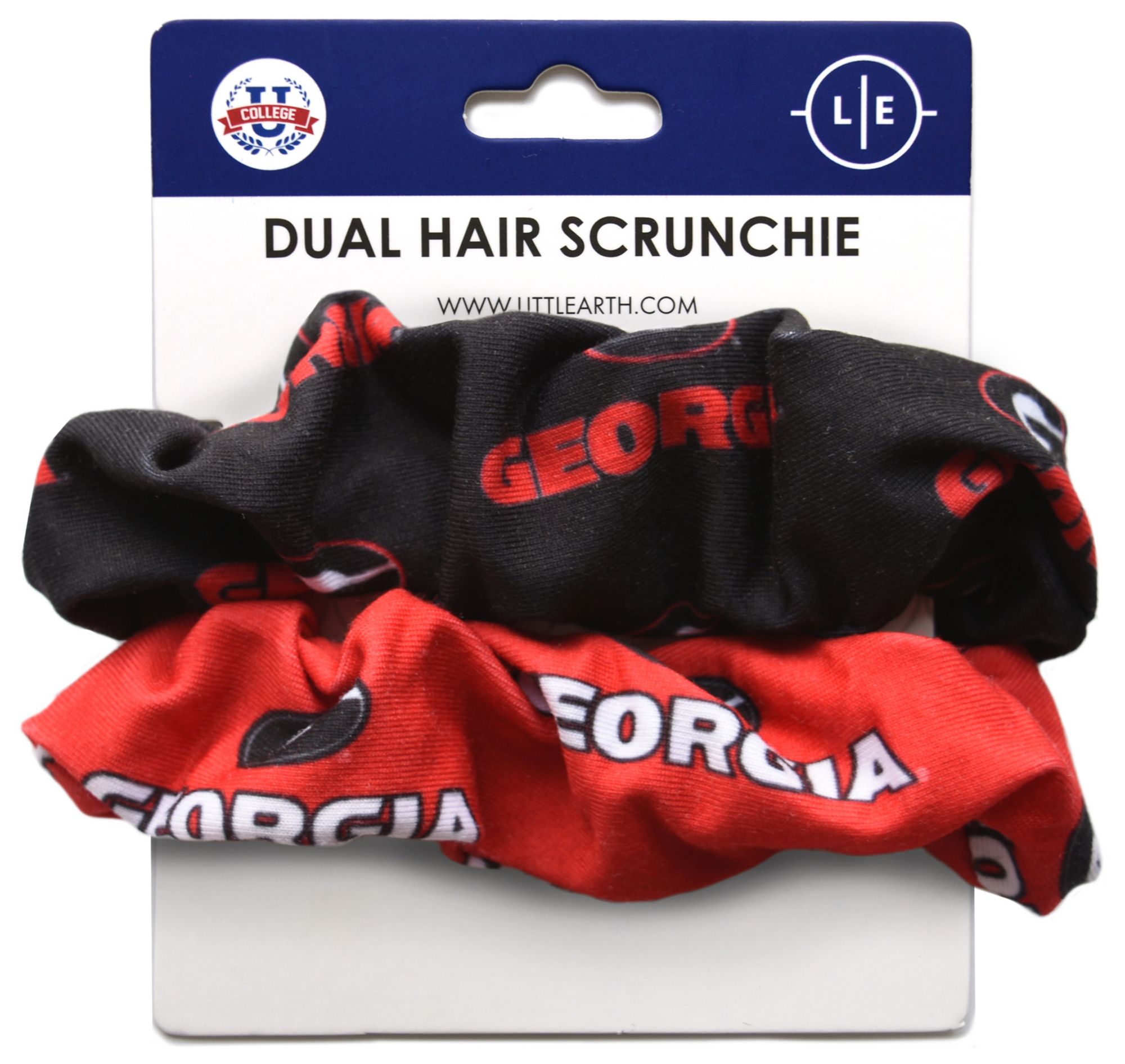 Little Earth Georgia Bulldogs Dual Hair Twist