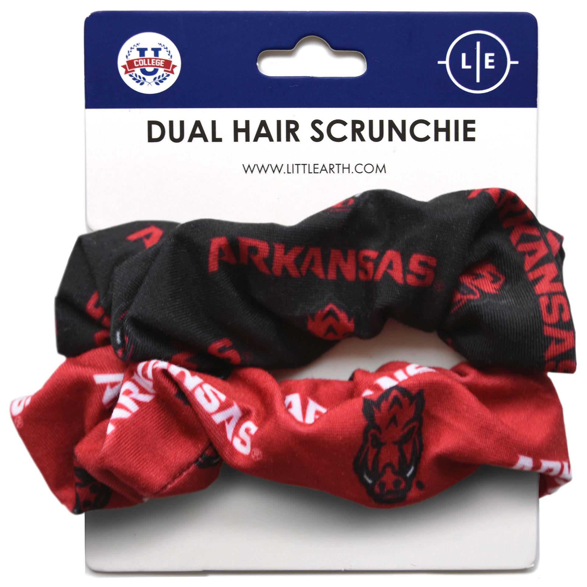 Little Earth Arkansas Razorbacks Dual Hair Twist