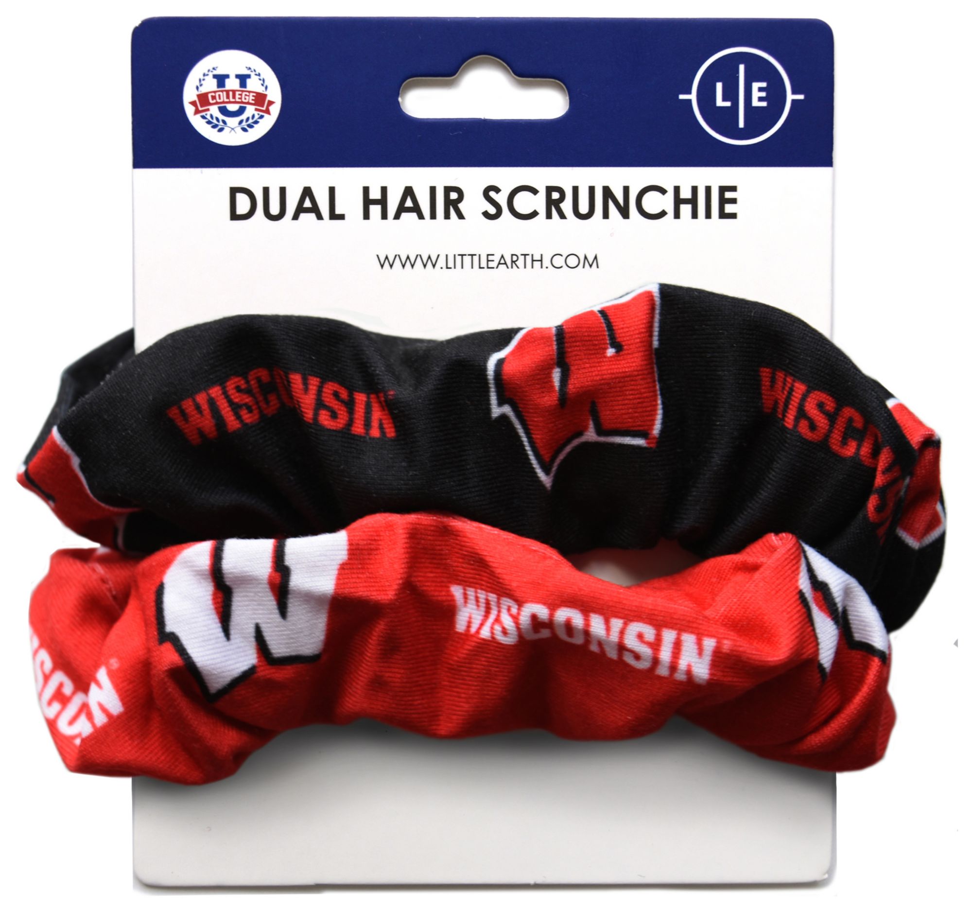 Little Earth Wisconsin Badgers Dual Hair Twist