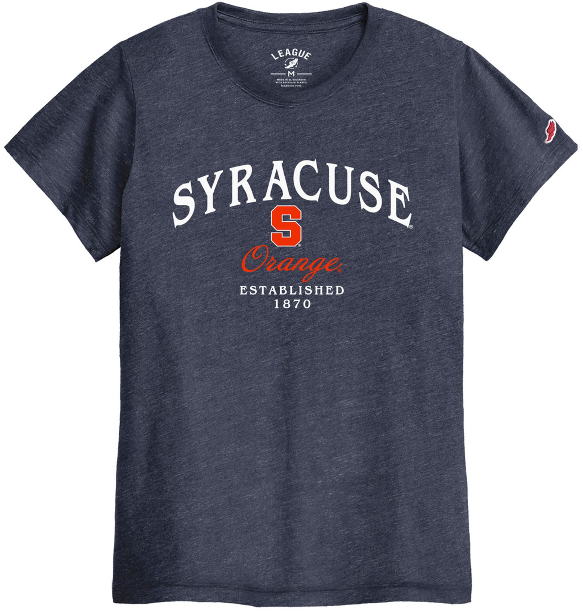 League-Legacy Women's Syracuse Orange Navy Everyday Fan Intramural T-Shirt
