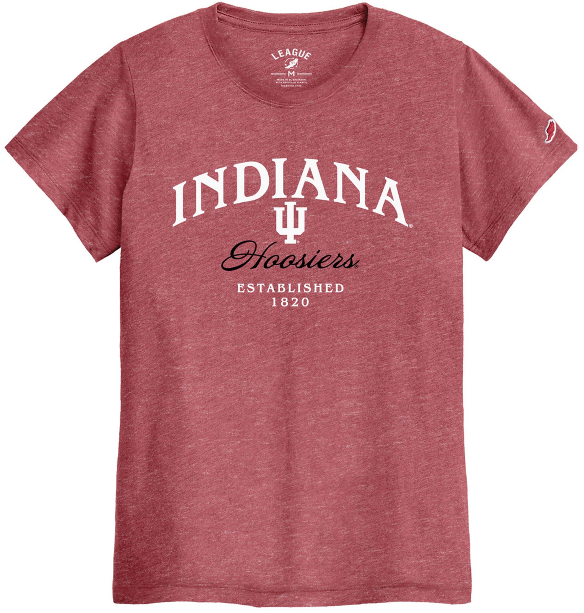 League-Legacy Women's Indiana Hoosiers Crimson Everyday Fan Intramural T-Shirt