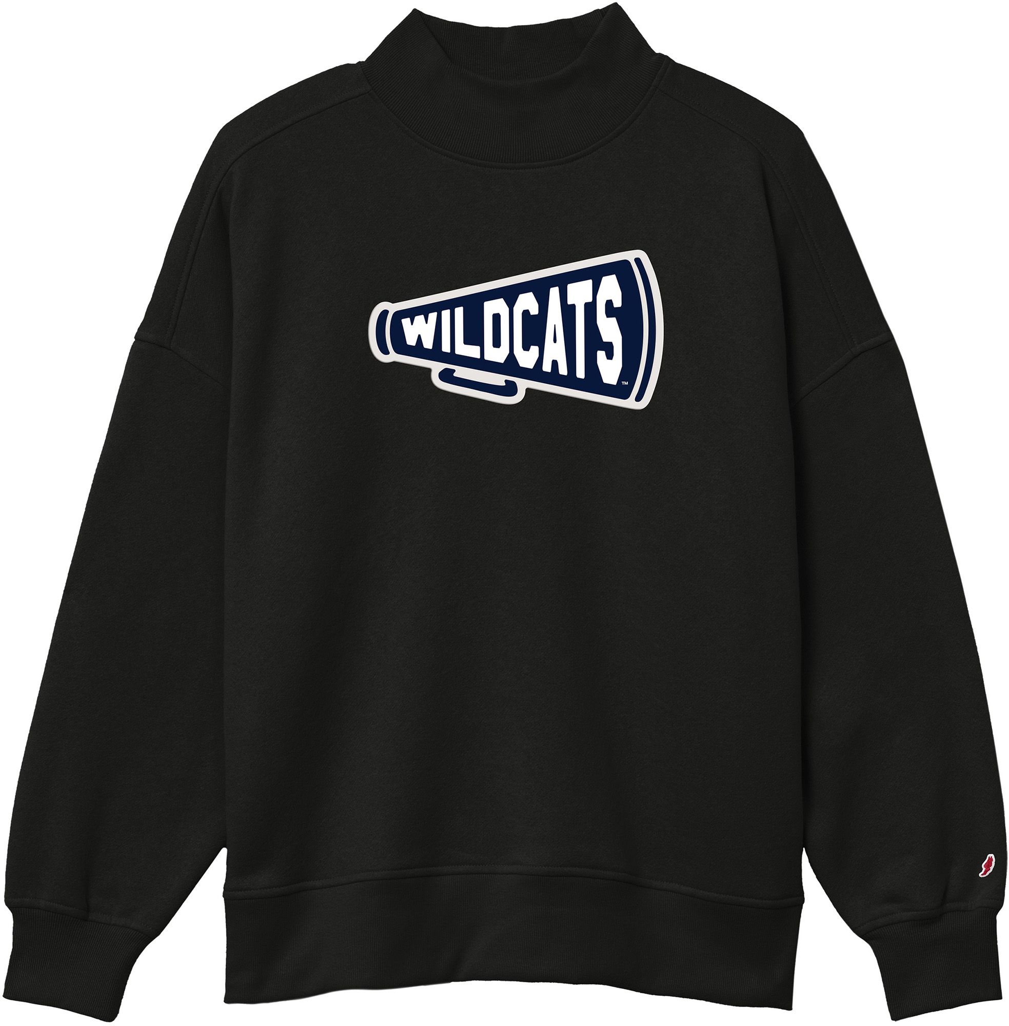 League-Legacy Women's Kentucky Wildcats Black Diana Mockneck Sweatshirt