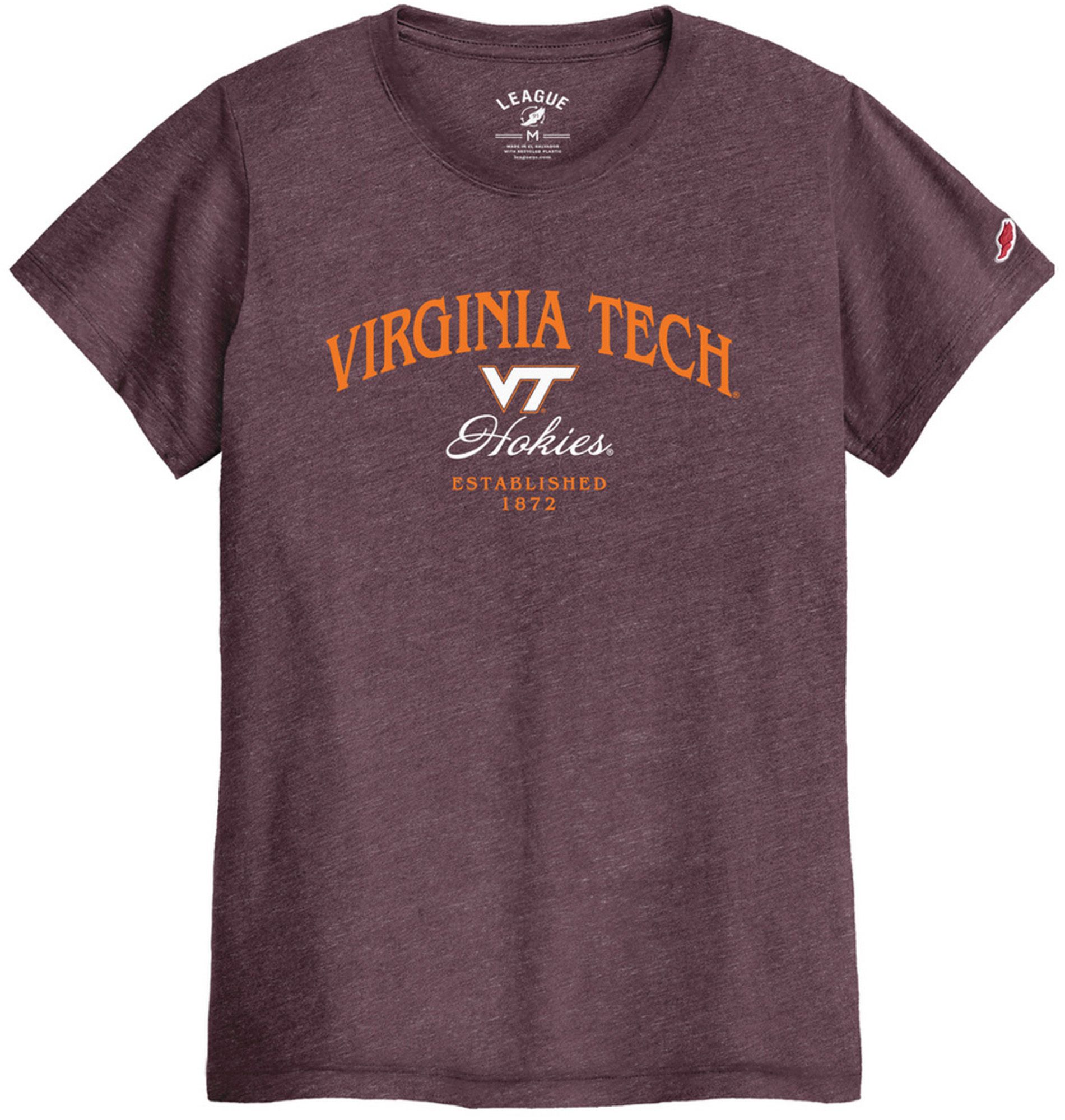 League-Legacy Women's Virginia Tech Hokies Maroon Everyday Fan Intramural T-Shirt