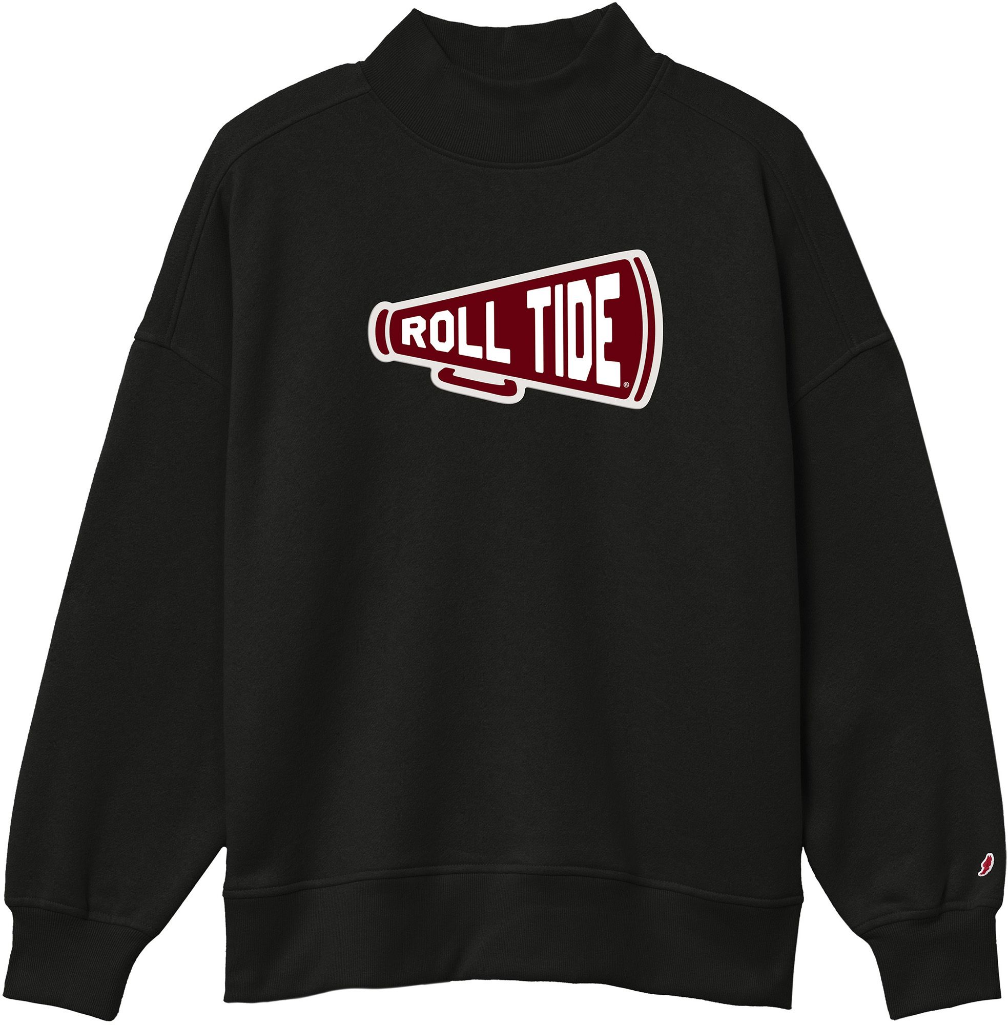 League-Legacy Women's Alabama Crimson Tide Black Diana Mockneck Sweatshirt