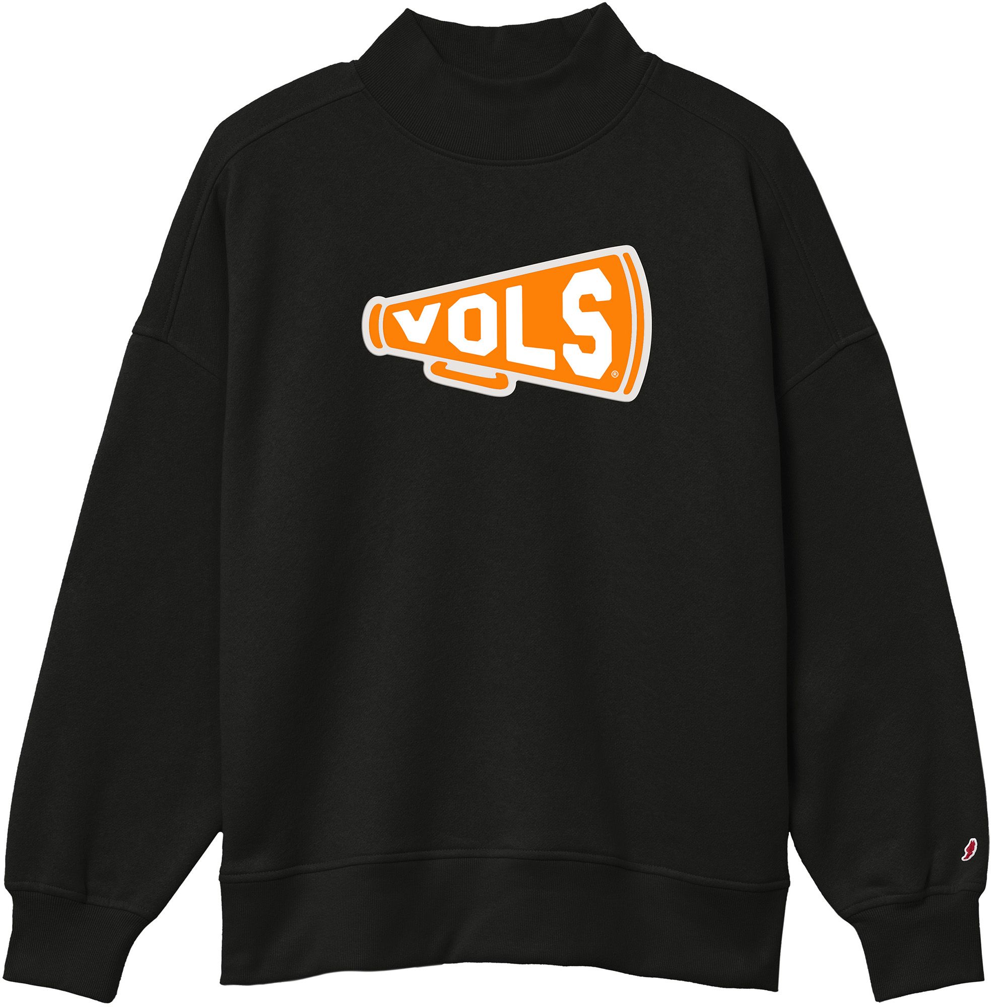 League-Legacy Women's Tennessee Volunteers Black Diana Mockneck Sweatshirt