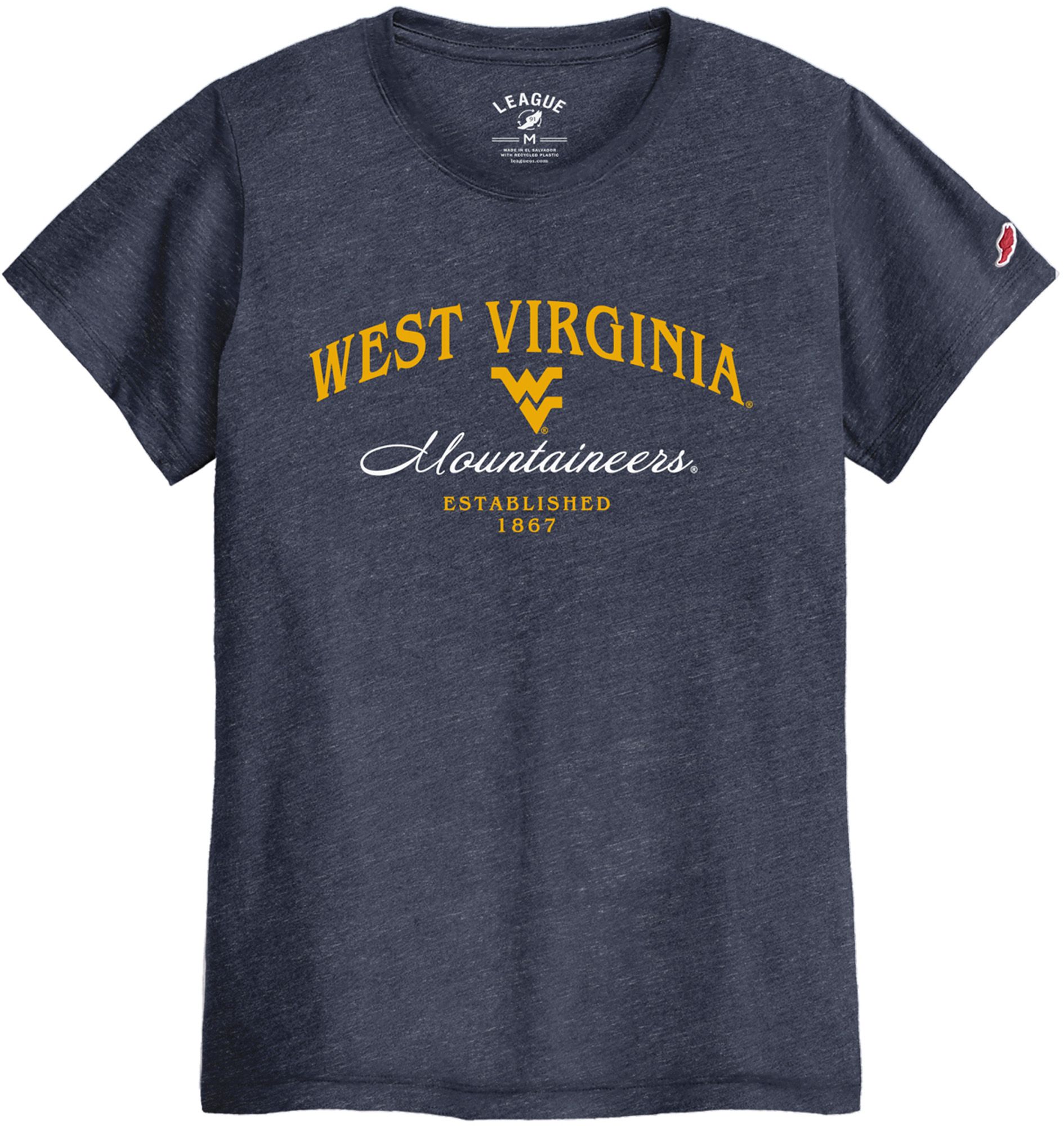 League-Legacy Women's West Virginia Mountaineers Navy Everyday Fan Intramural T-Shirt
