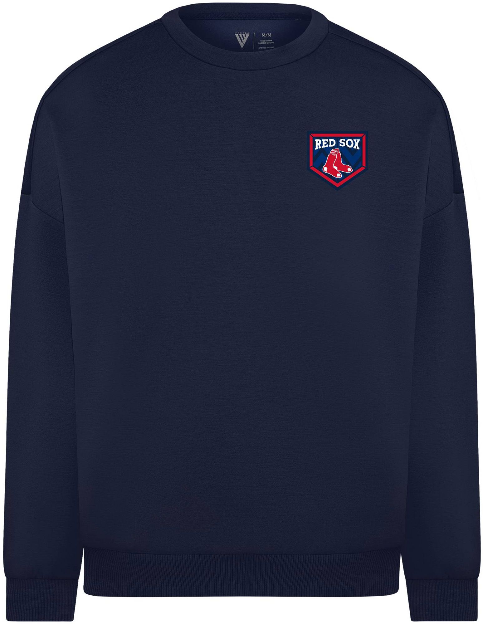 Levelwear Men's Boston Red Sox Luxe Logo Hoodie