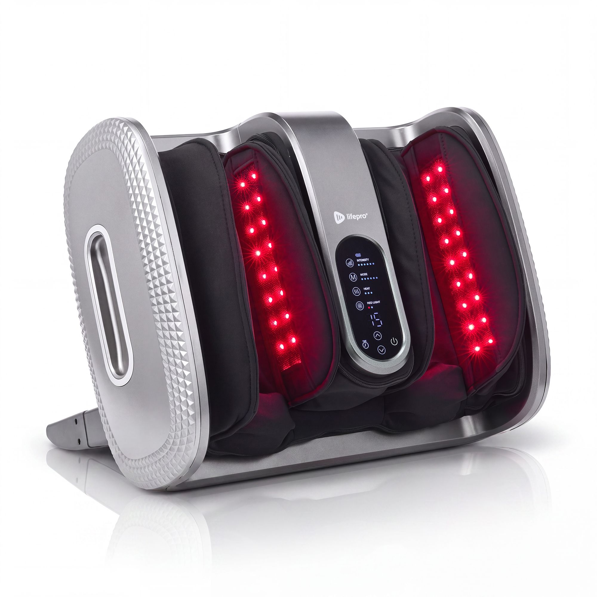 Lifepro DualThera Red Foot &amp; Calf Massager with Red Light