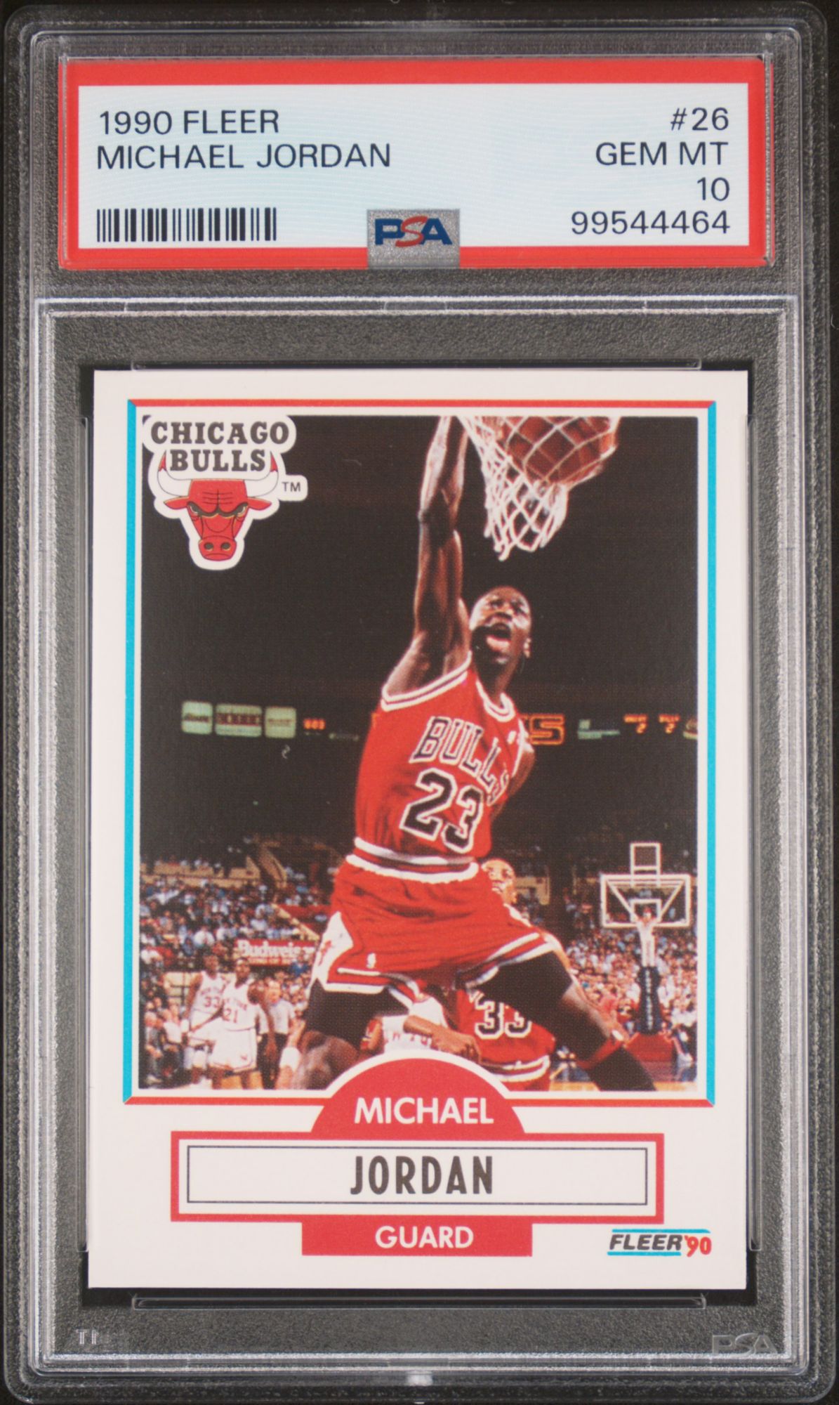 1990 Fleer 26 Michael Jordan PSA 10