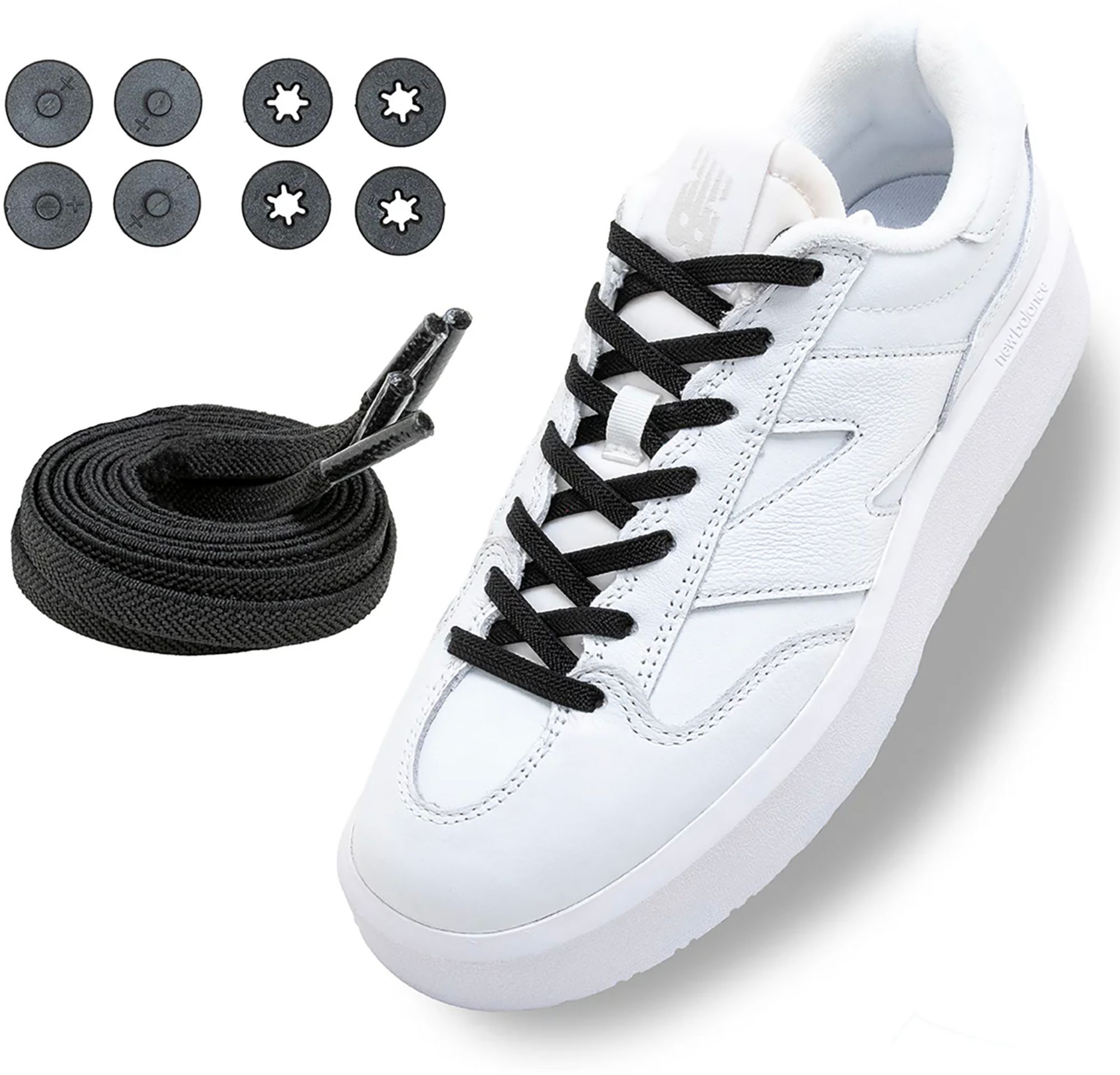 Lock Laces Flat No-Tie Shoelaces