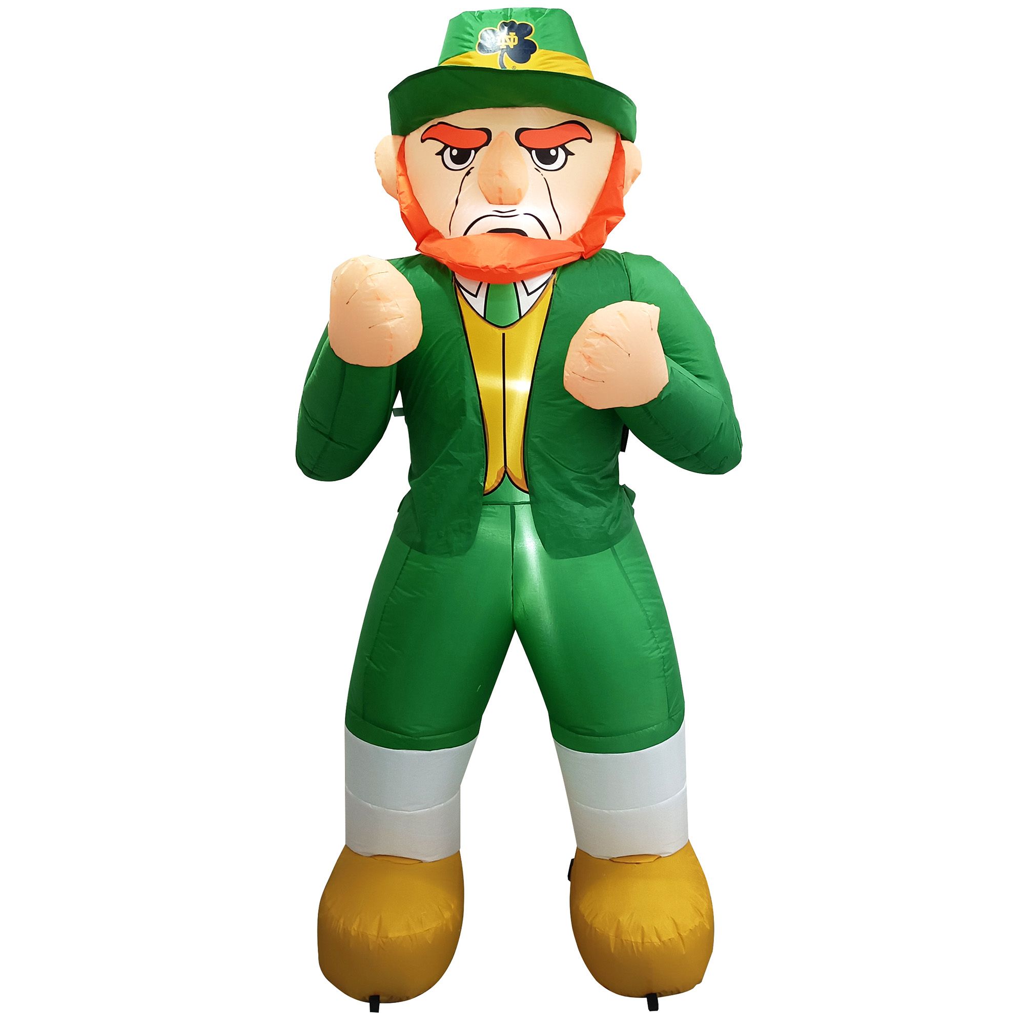 Logo Notre Dame Leprechaun Mascot 7' Inflatable Figure
