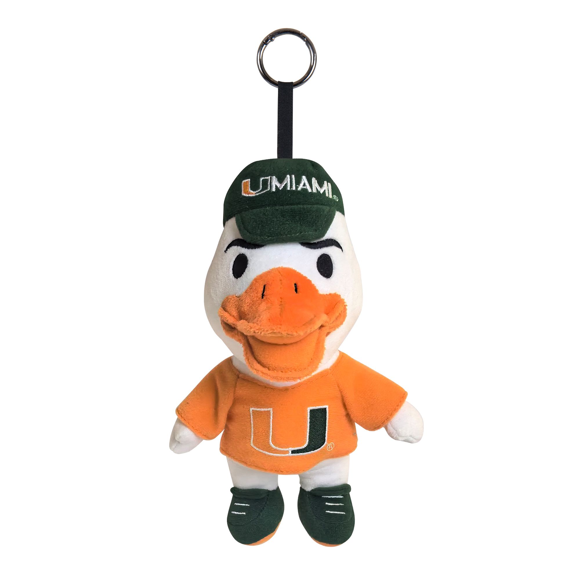Logo Miami Hurricanes Huddle Bud Keychain