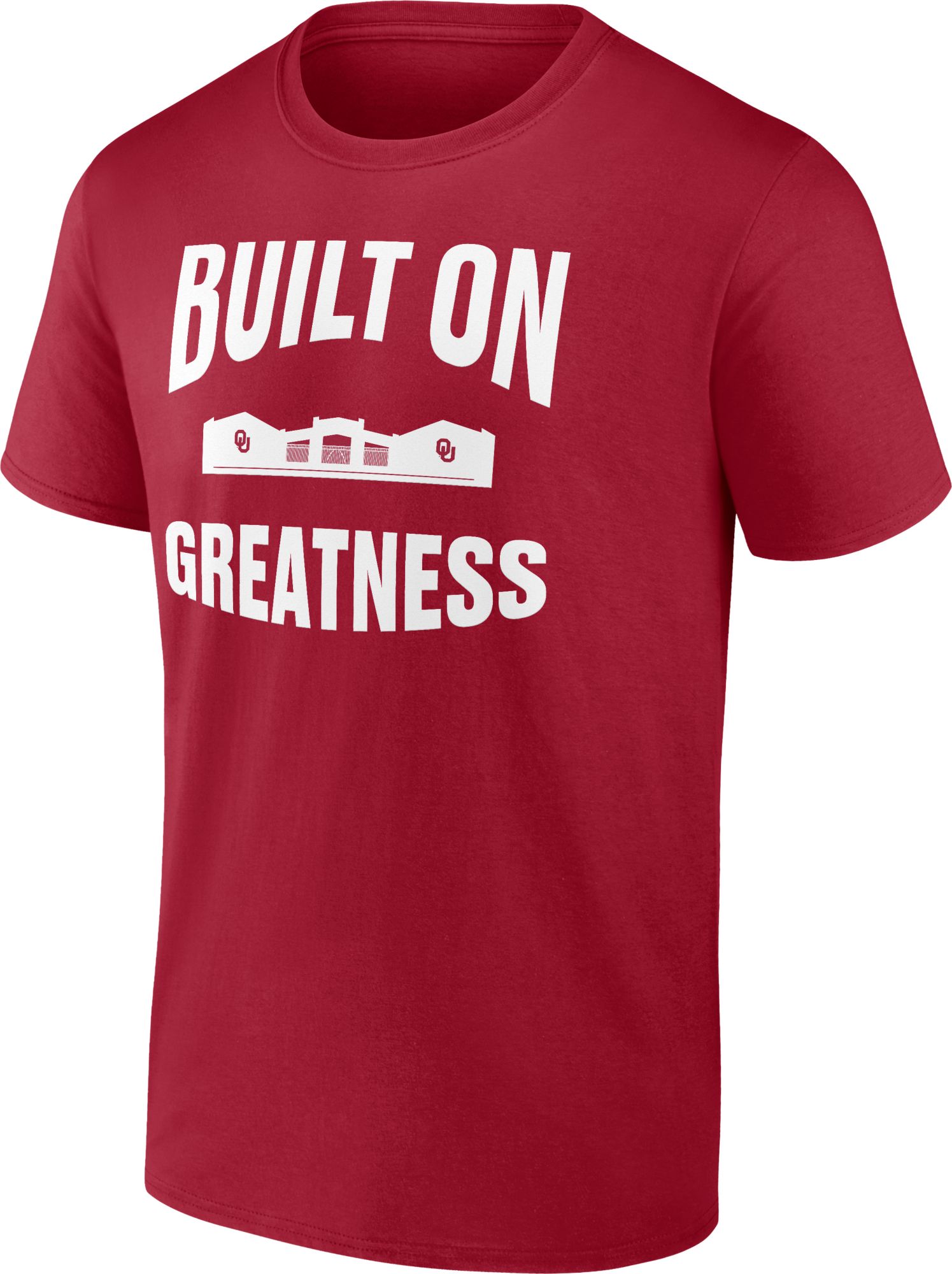 Logo Athletic Adult Oklahoma Sooners 'Built On Greatness' Cardinal T-Shirt