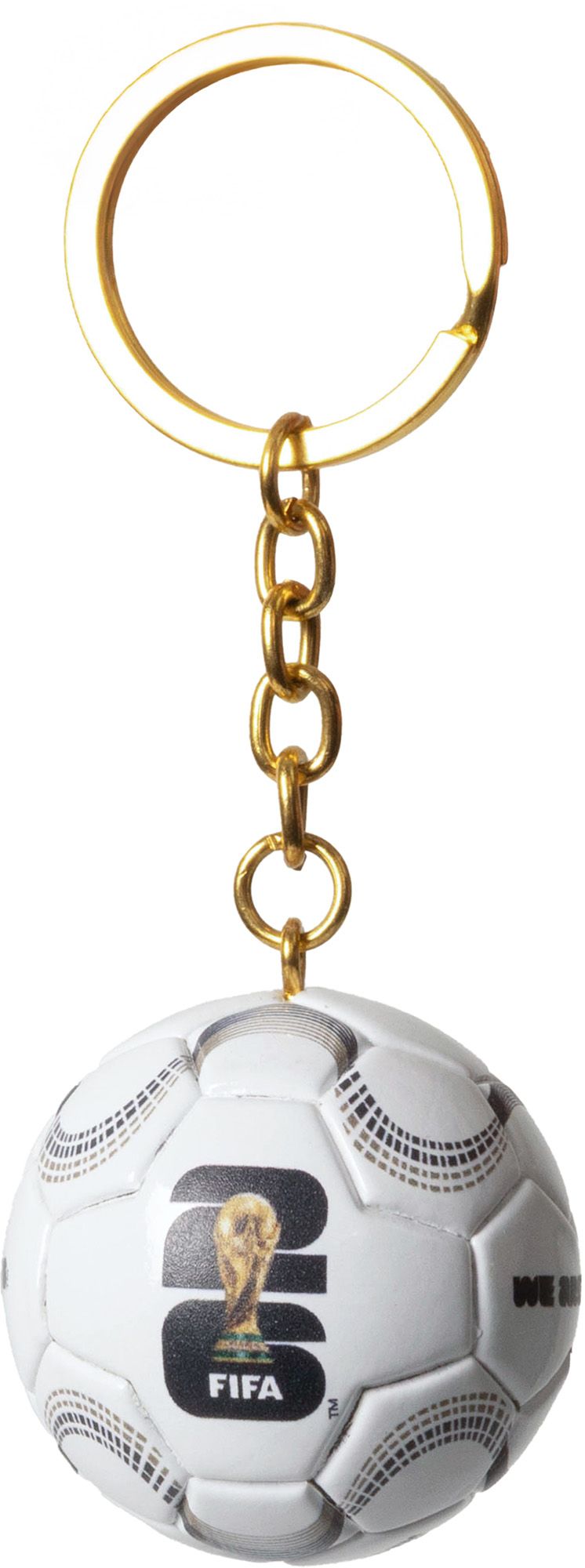 Logo 2026 World Cup White Ball Key Chain