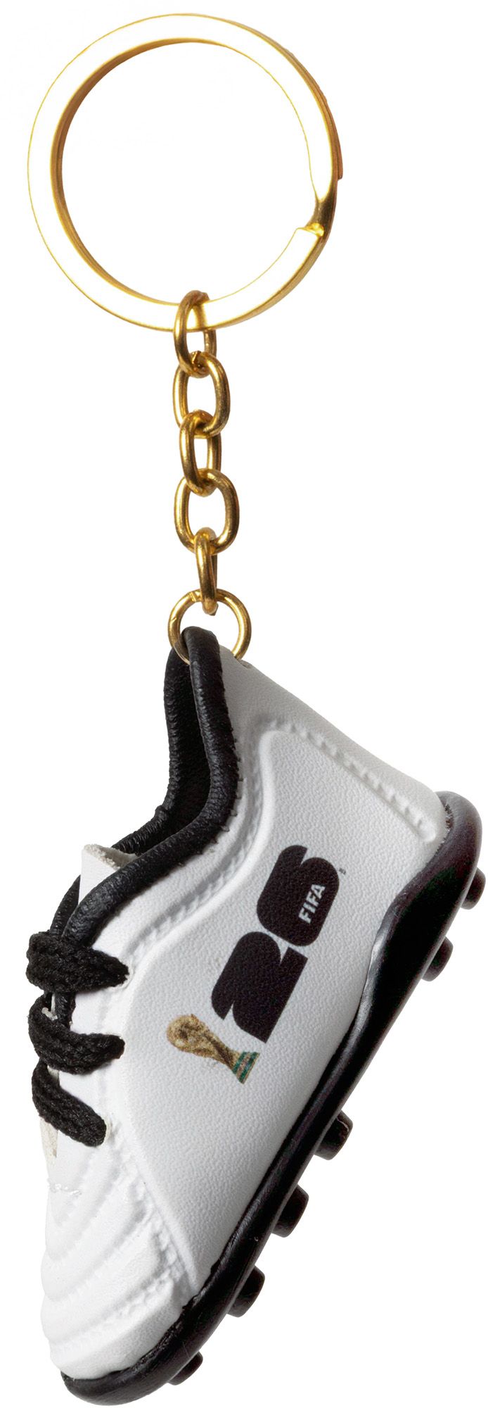 Logo 2026 World Cup White Cleat Key Chain