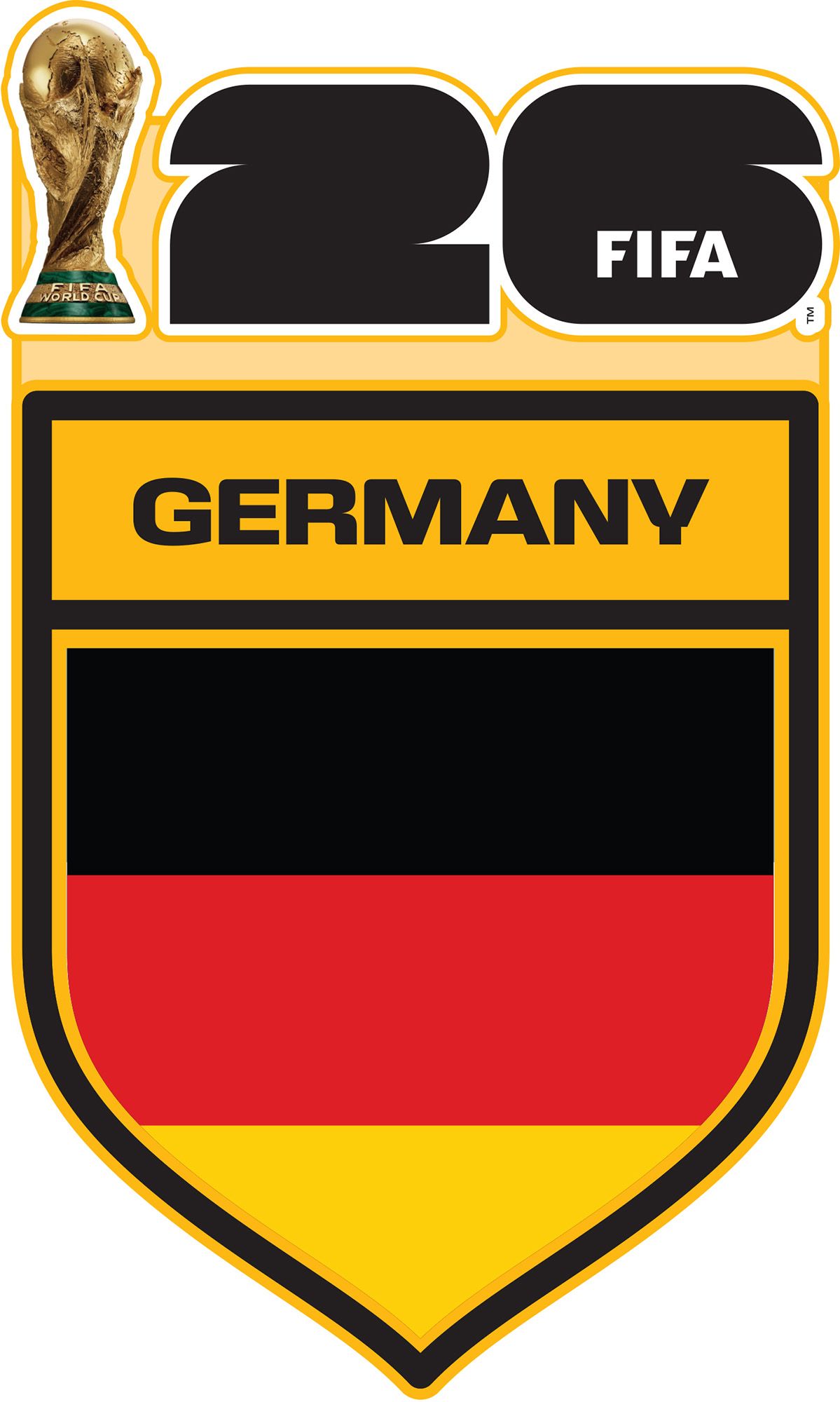 Logo 2026 World Cup Germany Magnet
