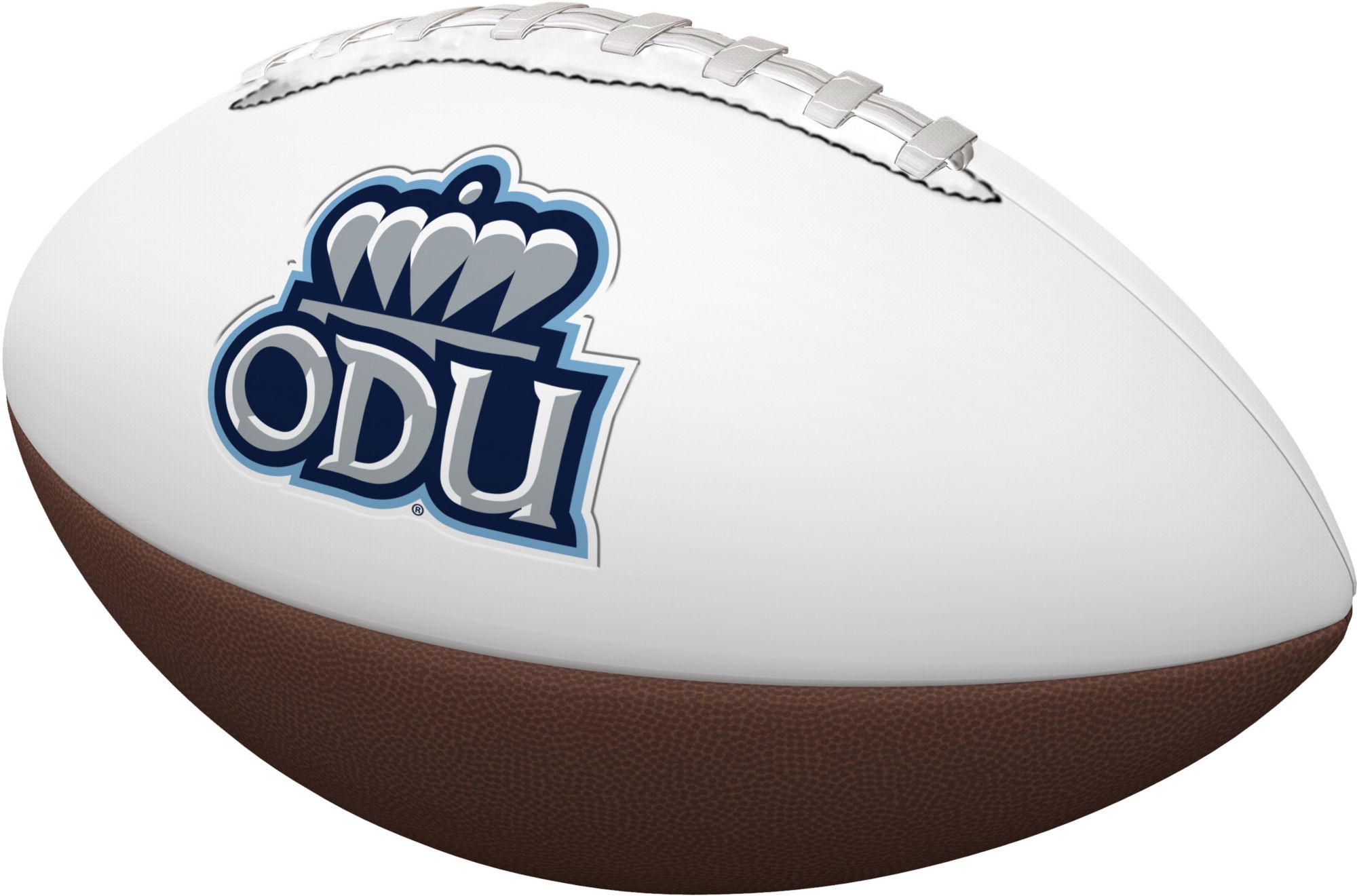 Logo Old Dominion Monarchs Navy Autographed Football