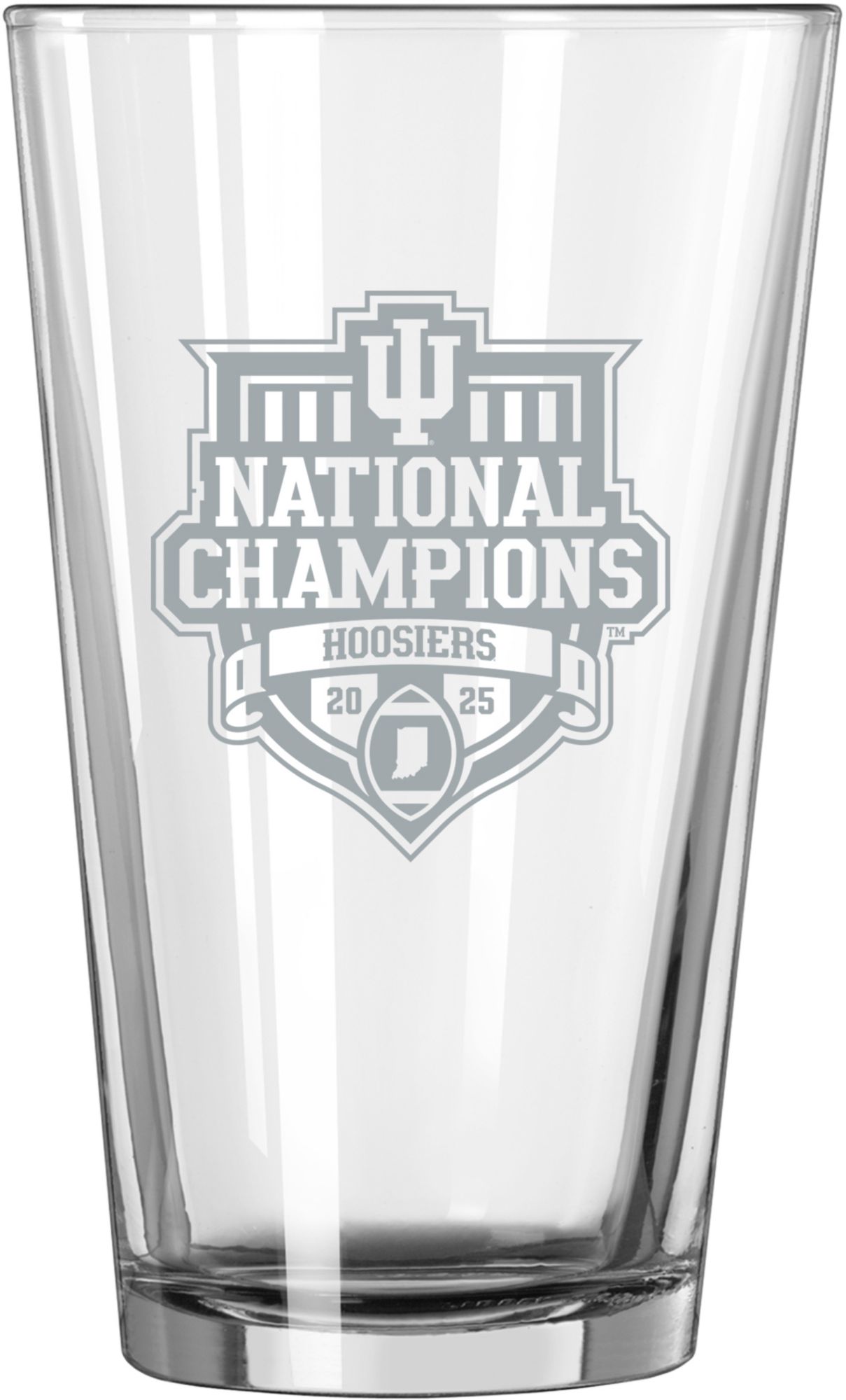 Logo Brands Indiana Hoosiers 2025-26 CFP National Champions Pint Glass