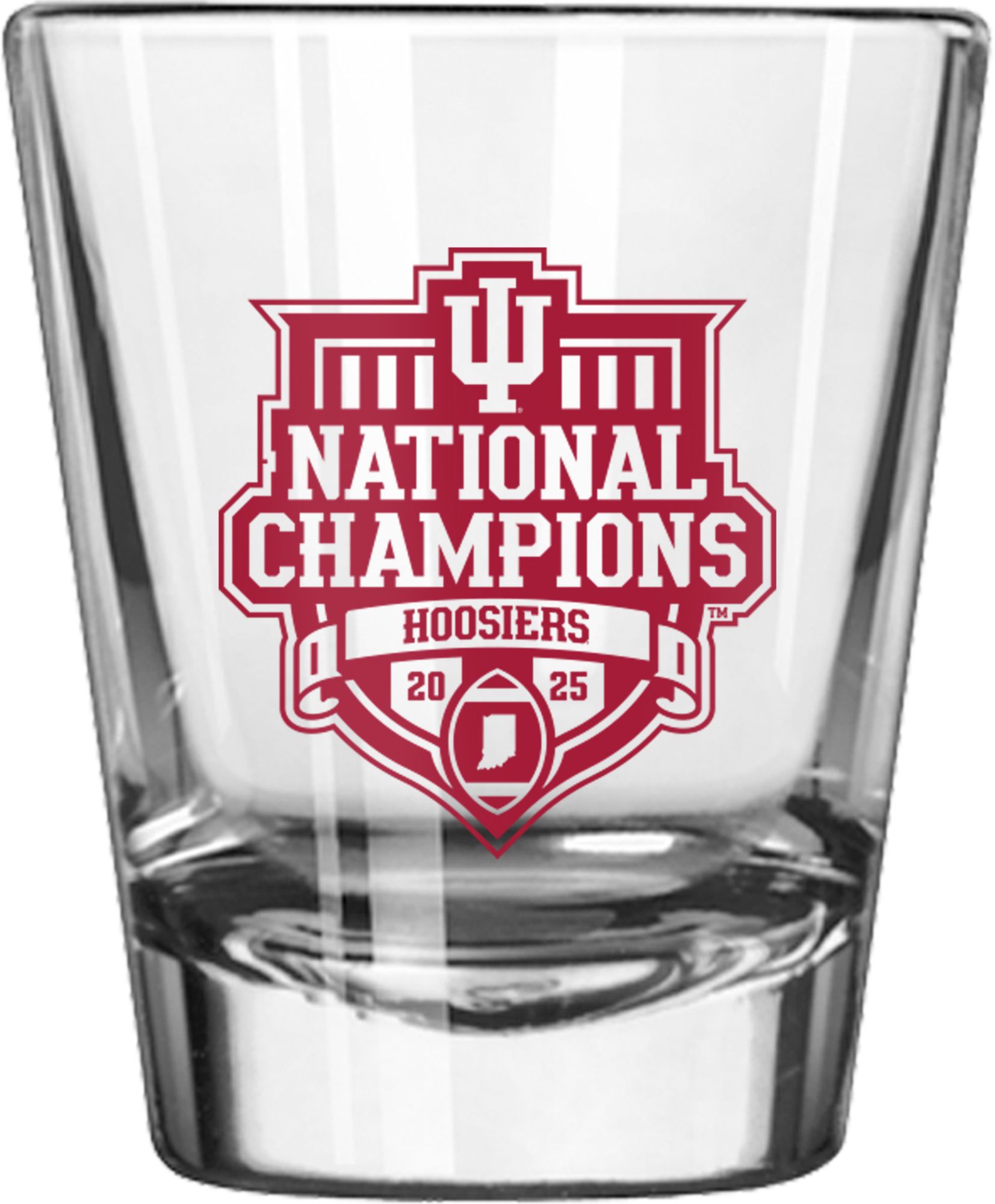 Logo Brands Indiana Hoosiers 2025-26 CFP National Champions Shot Glass