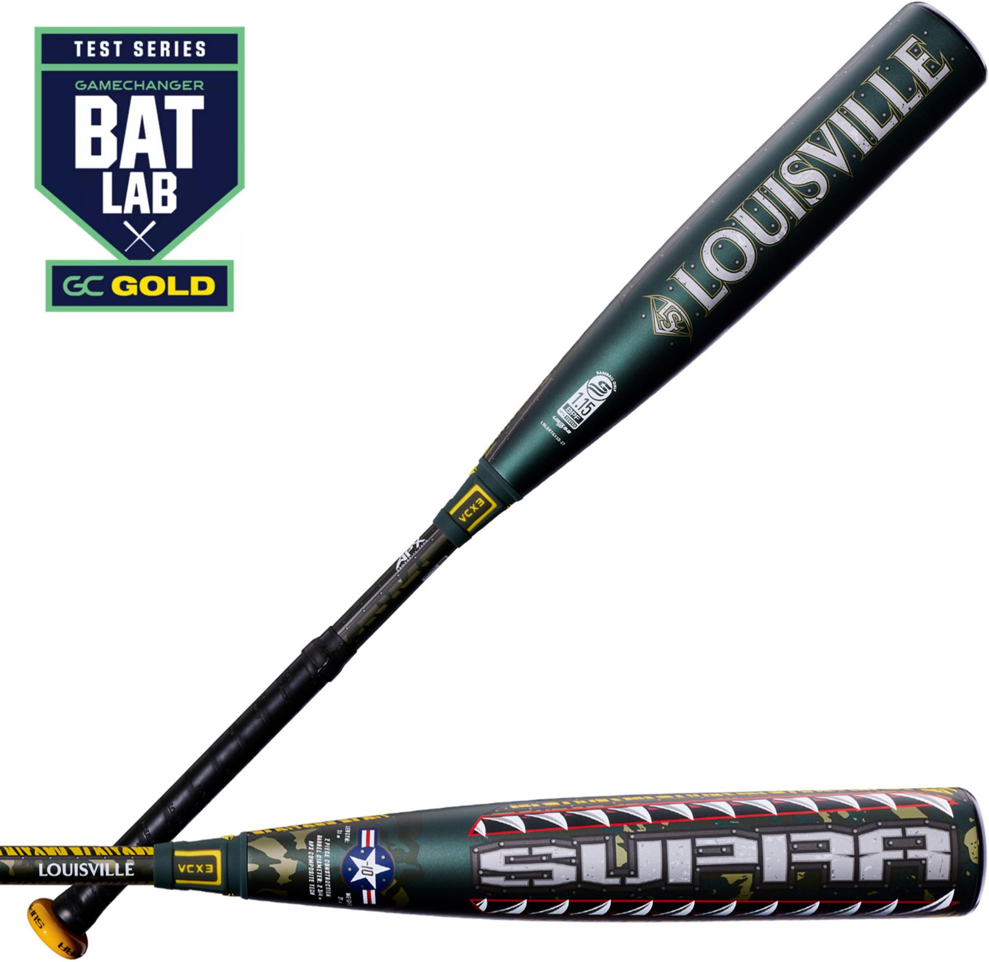 Louisville Slugger Supra Tiger Shark 2¾" USSSA Bat 2027 (-10)
