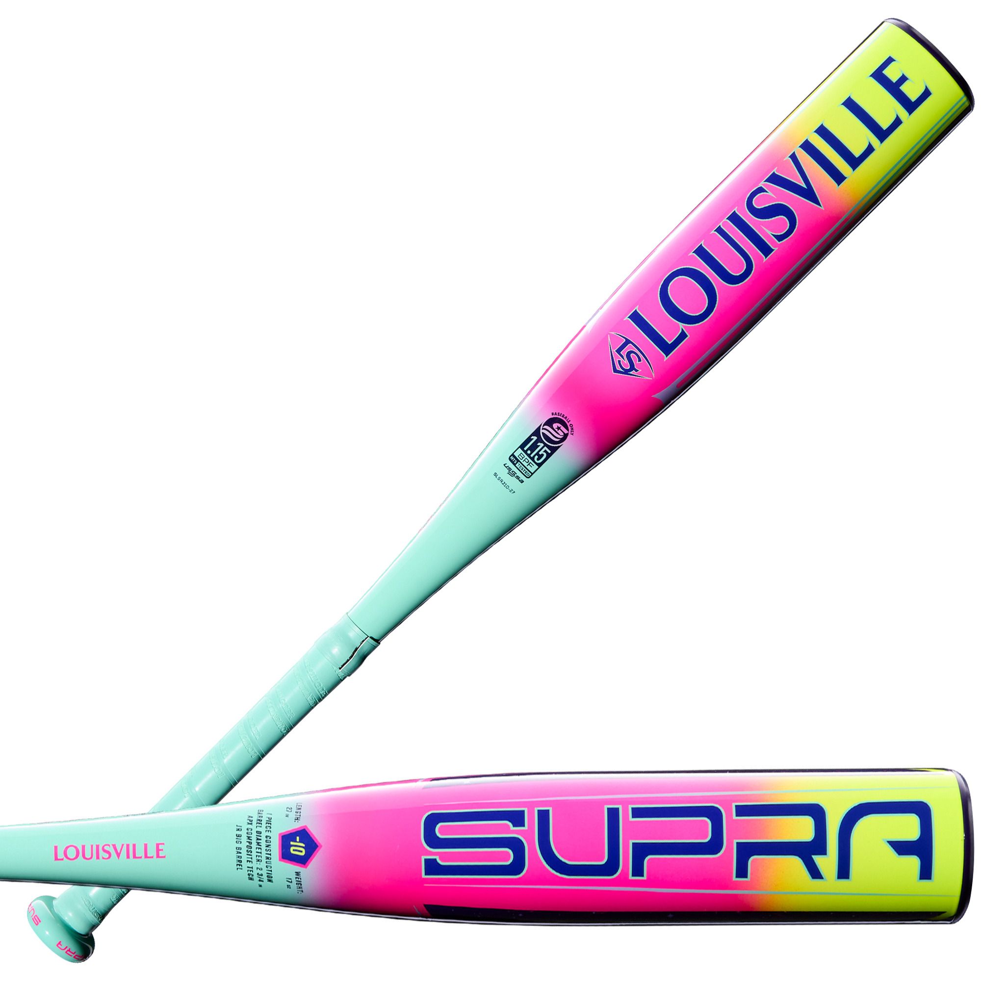 Louisville Slugger Supra 2¾" USSSA Jr. Big Barrel Bat 2027 (-10)