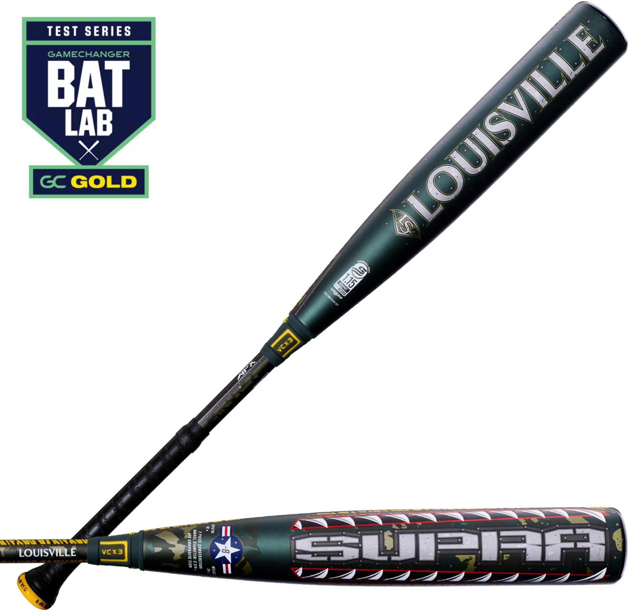 Louisville Slugger Supra Tiger Shark 2¾" USSSA Bat 2027 (-8)