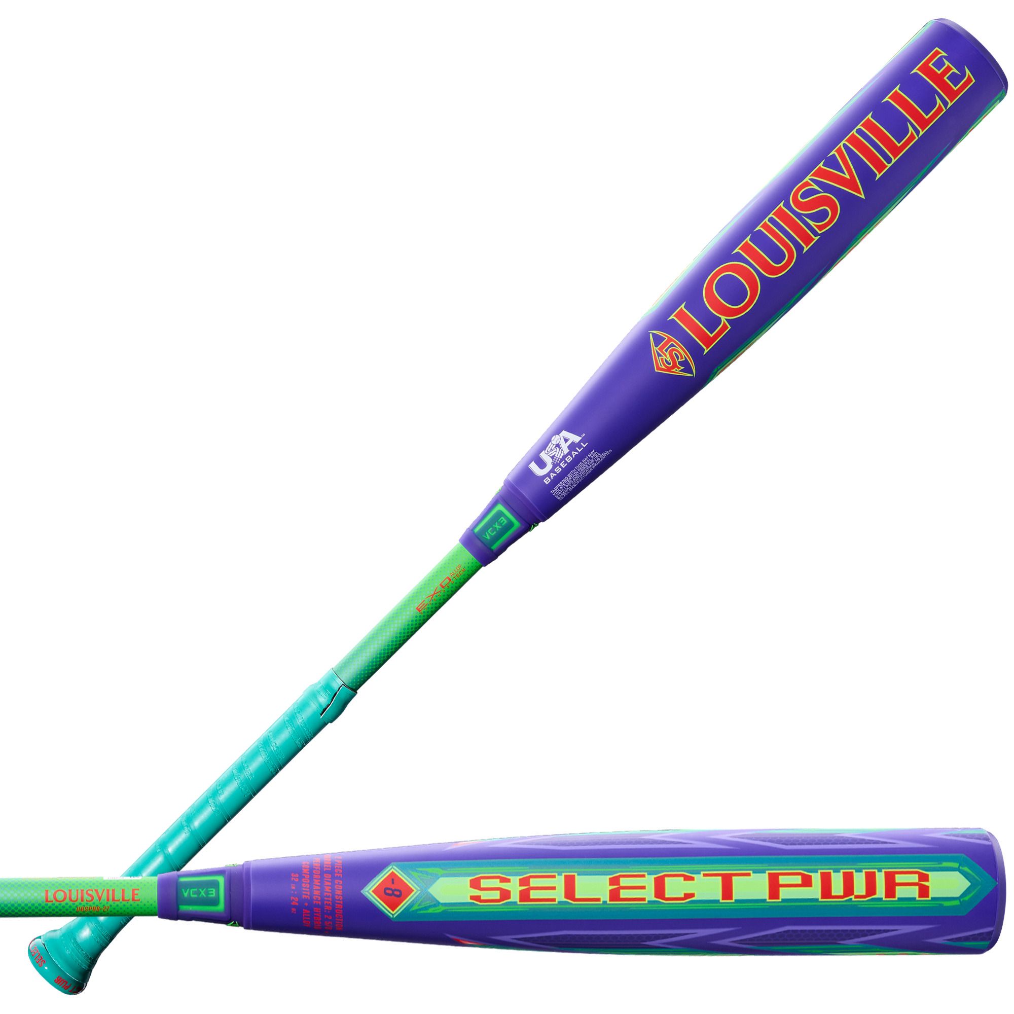 Louisville Slugger Select PWR USA Youth Bat 2027 (-8)