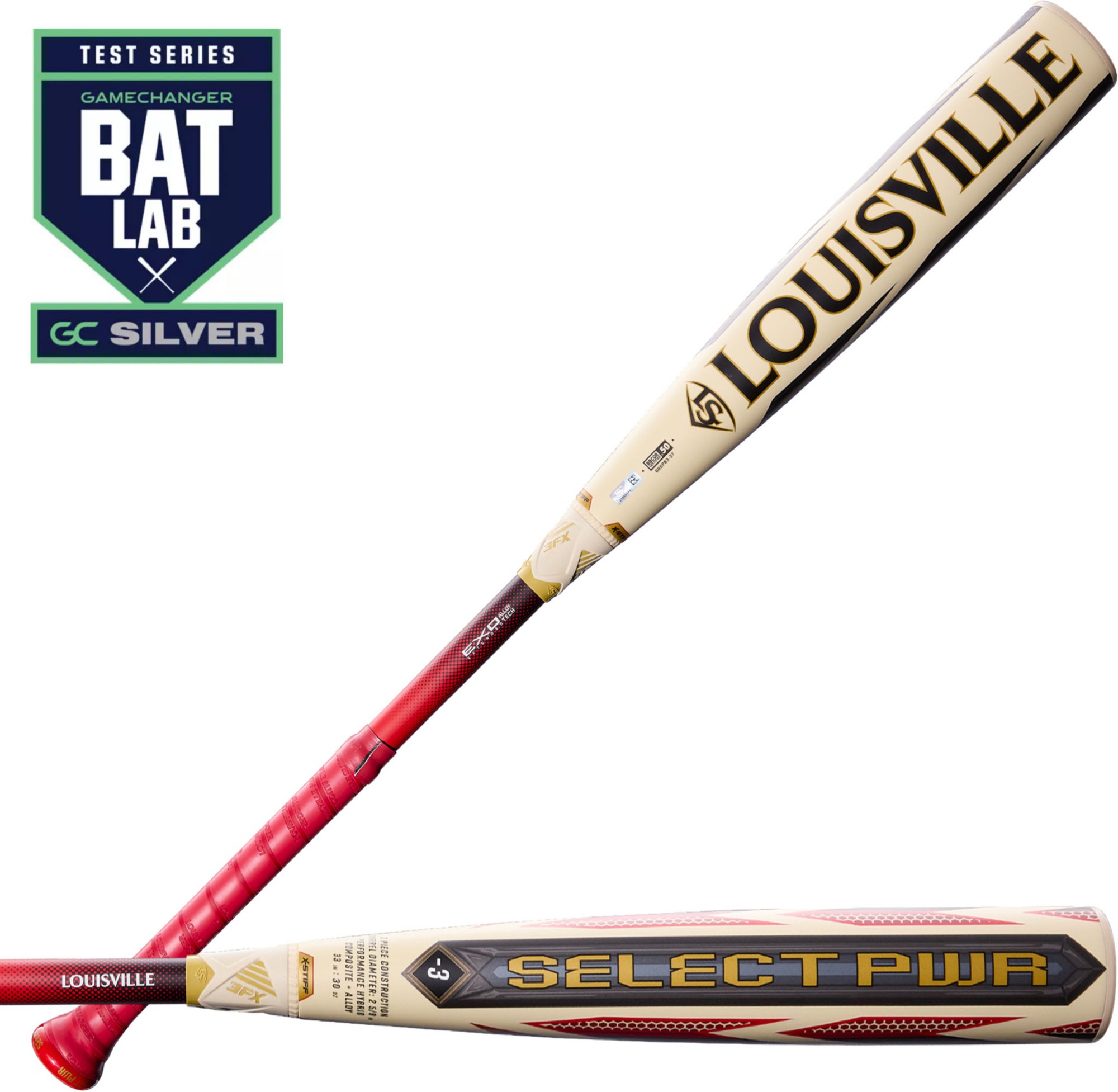 Louisville Slugger Select PWR Hybrid BBCOR Bat 2027 (-3)