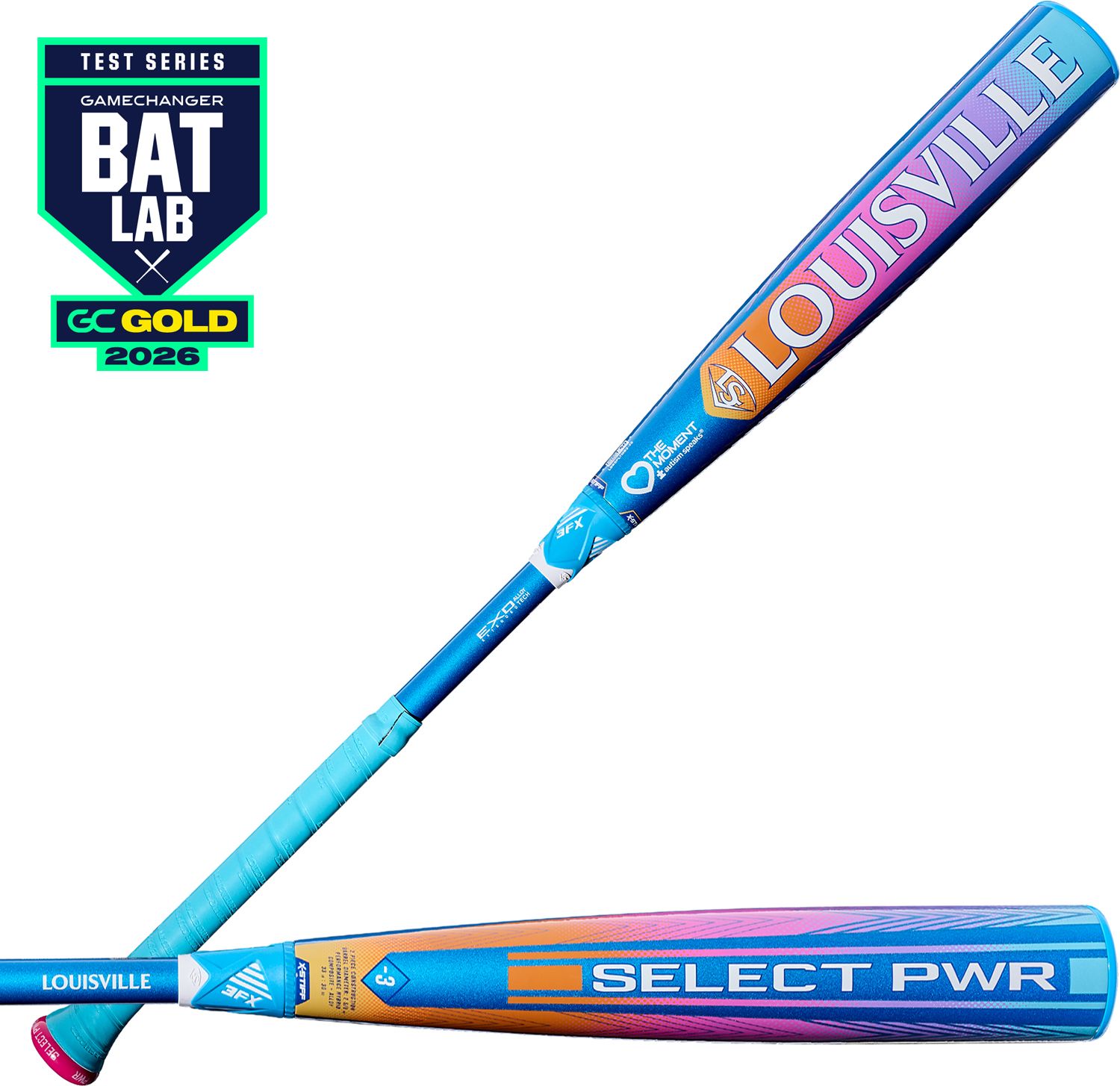 Louisville Slugger Select PWR "Love the Moment" Hybrid BBCOR Bat 2026 (-3)
