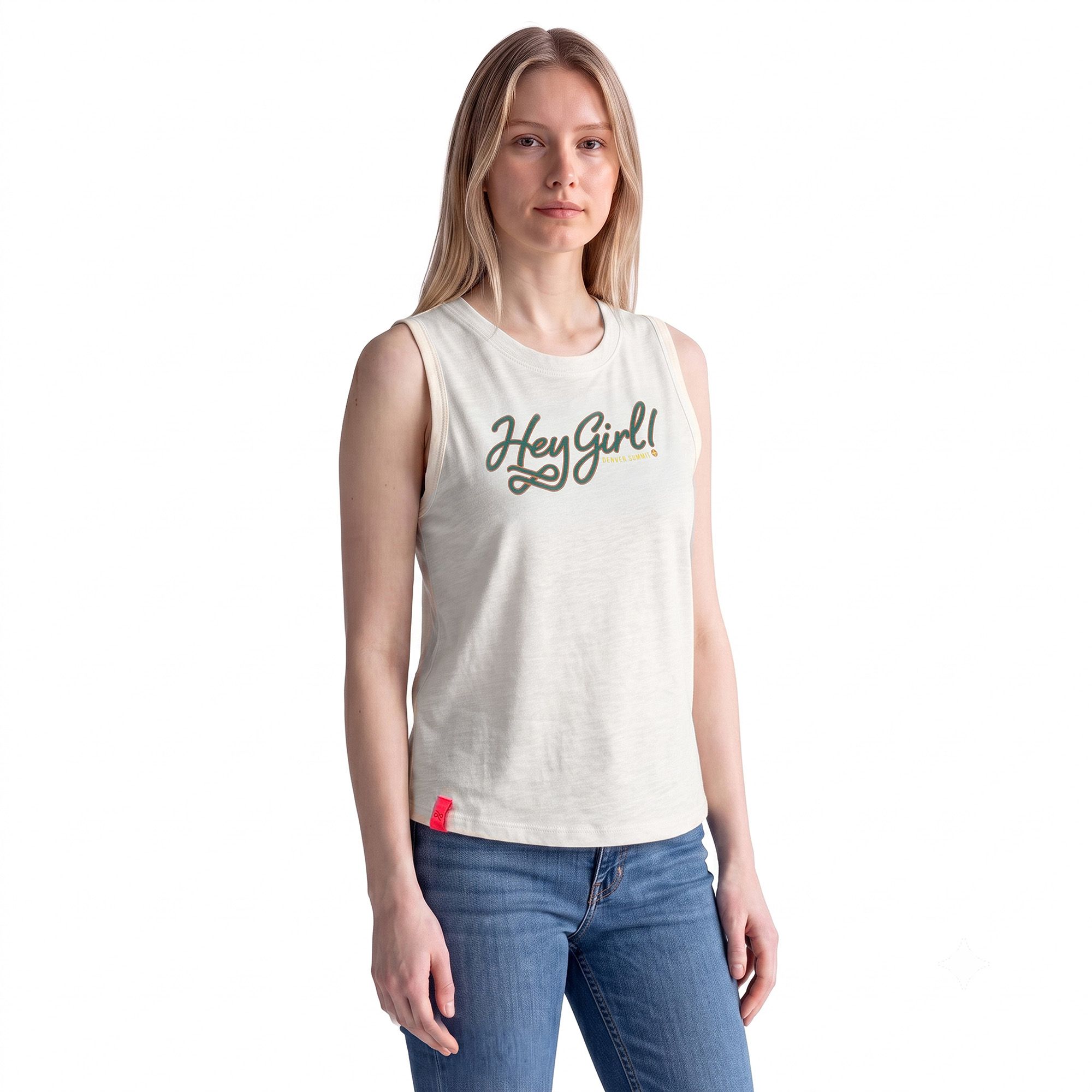 Lusso Women's Denver FC Off White Alternate Logo Tank