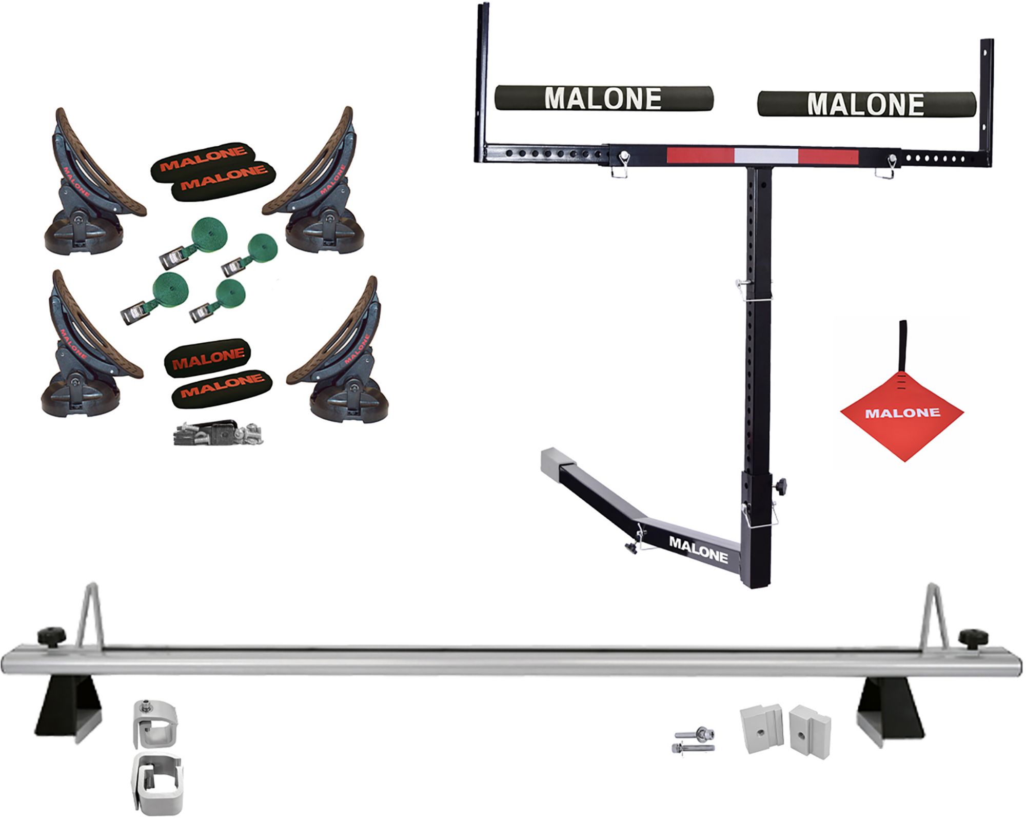 Malone AxisDLX / CrossBed Two Kayak Angler Bundle with Saddles