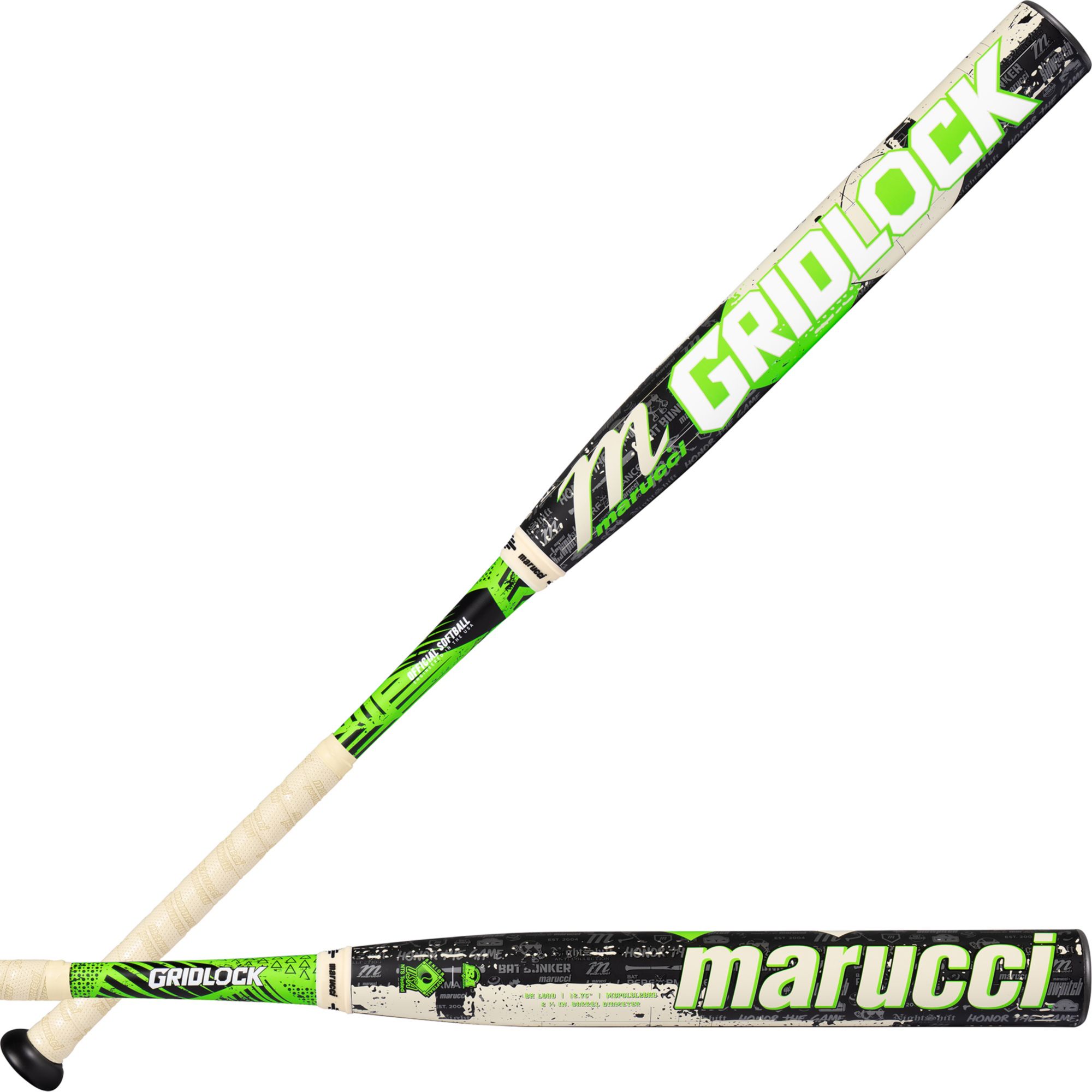 Marucci Gridlock 12.75" 2-Piece Endloaded SSUSA Senior Slowpitch Bat