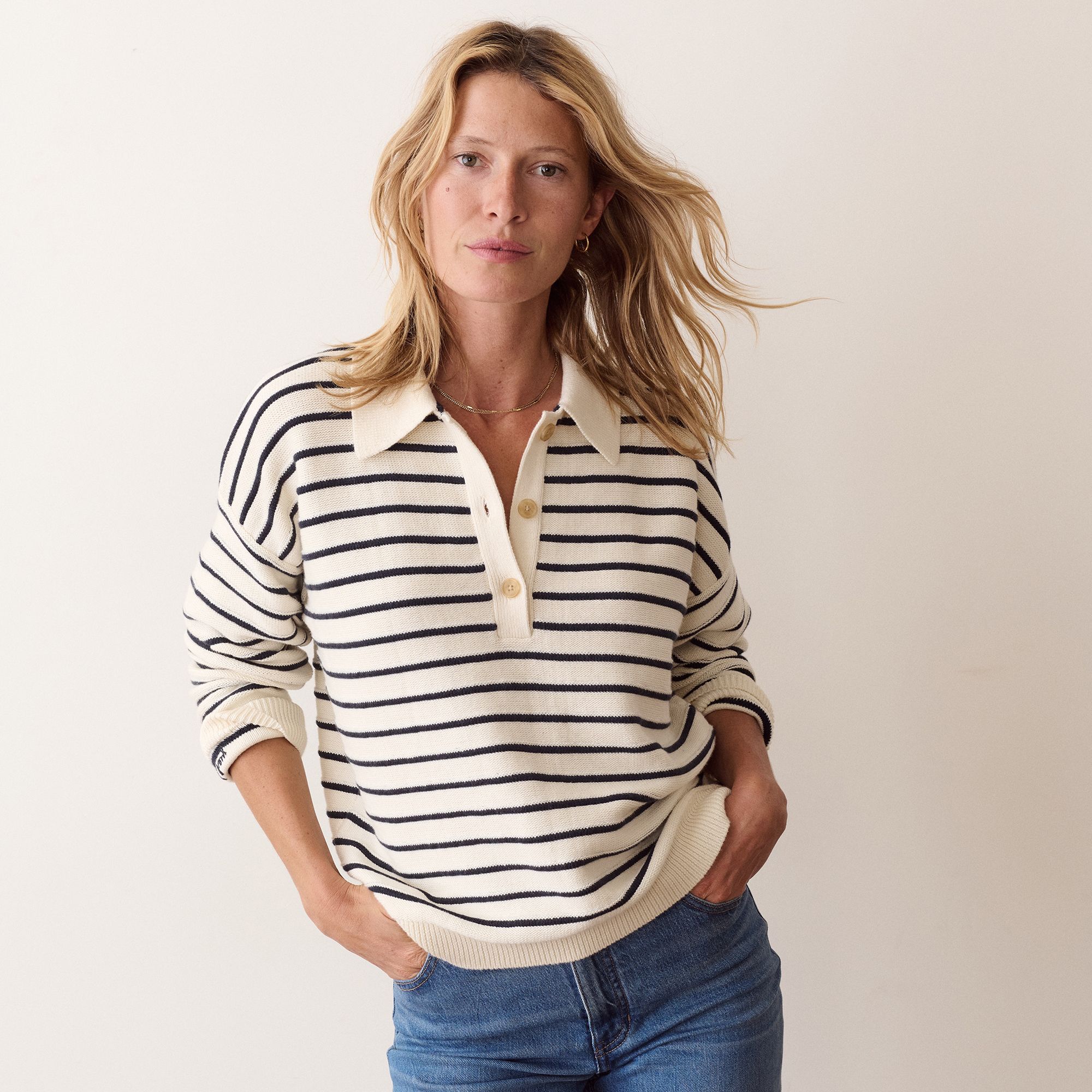 Marine Layer Women's Valerie Polo Sweater