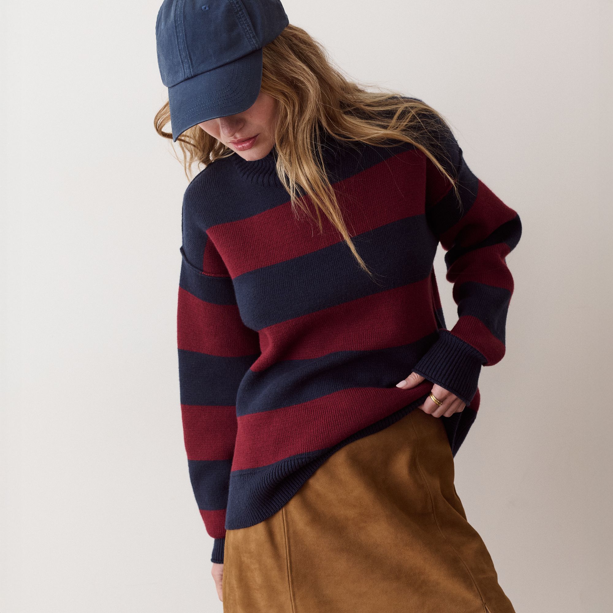 Marine Layer Women's Maggie Funnel Neck Sweater