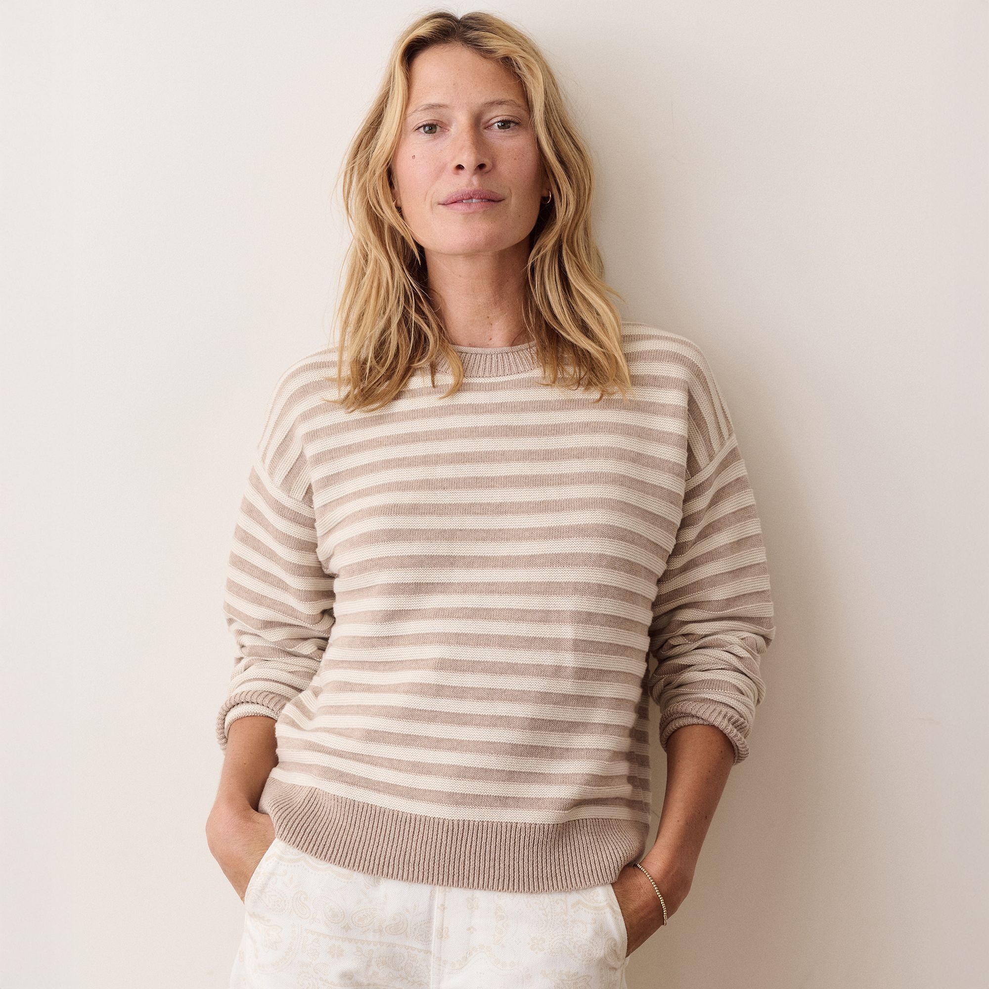Oatmeal Stripe
