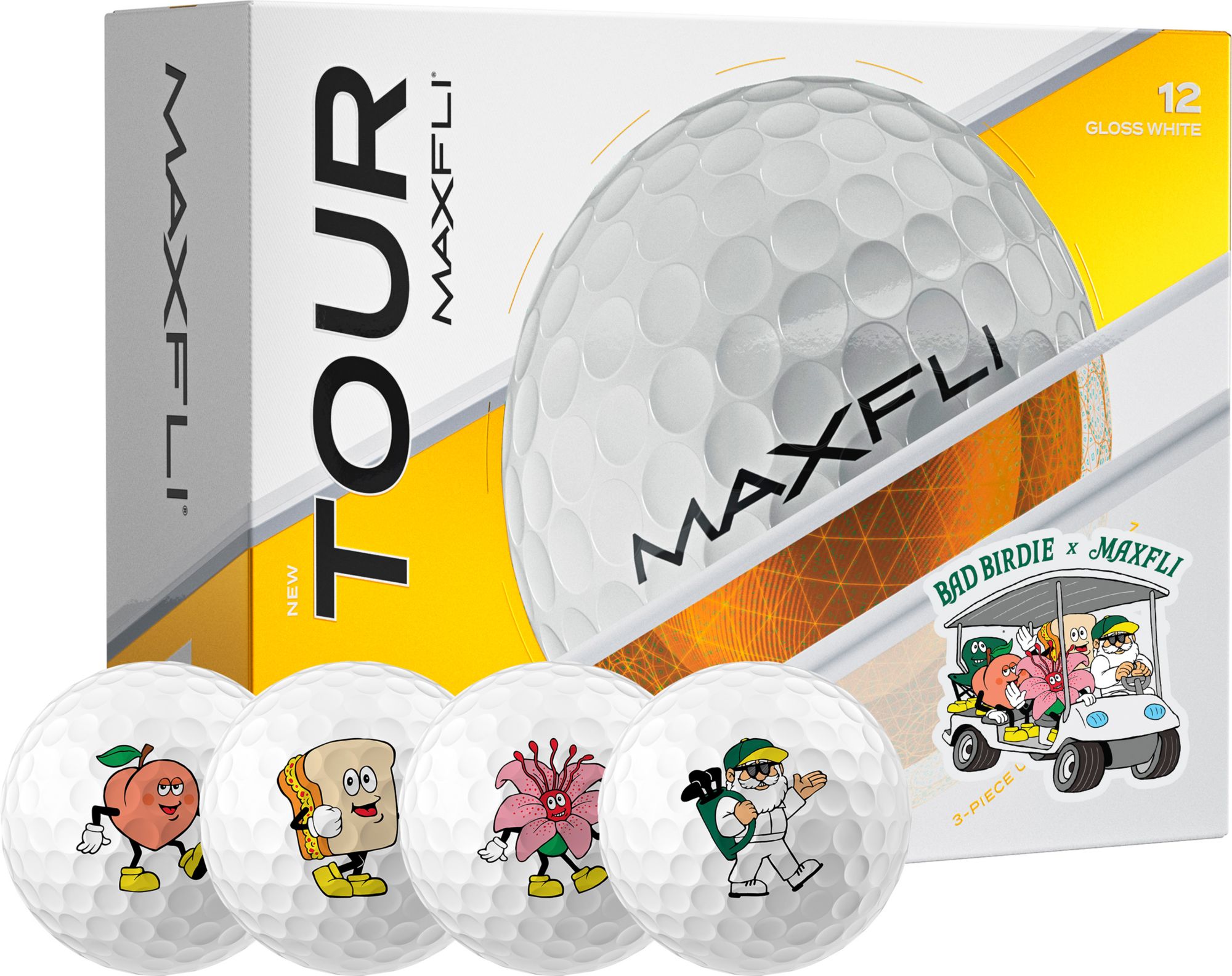 Bad Birdie x Maxfli Tour Amateurs Golf Balls