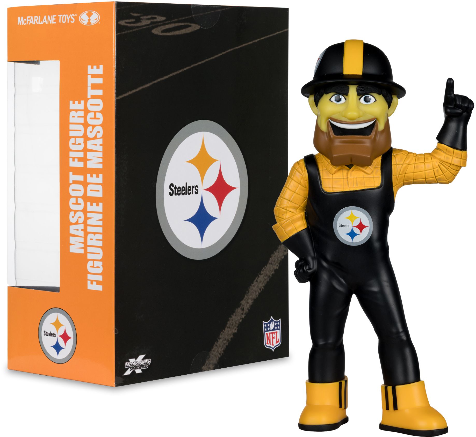 McFarlane SportsPicks Pittsburgh Steelers Steely McBeam Mascot Figure