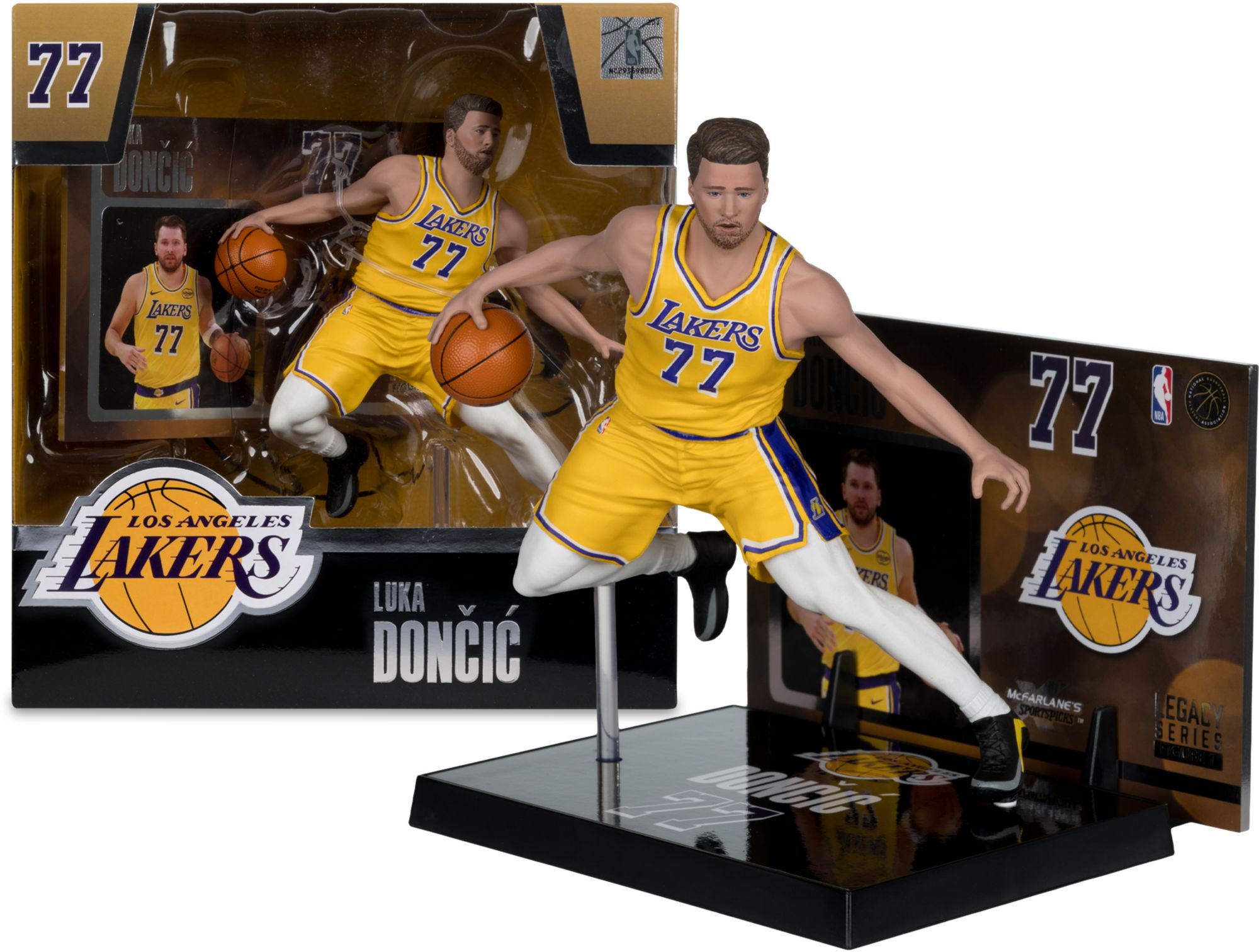 McFarlane SportsPicks Los Angeles Lakers Luka Doncic Posed Figure
