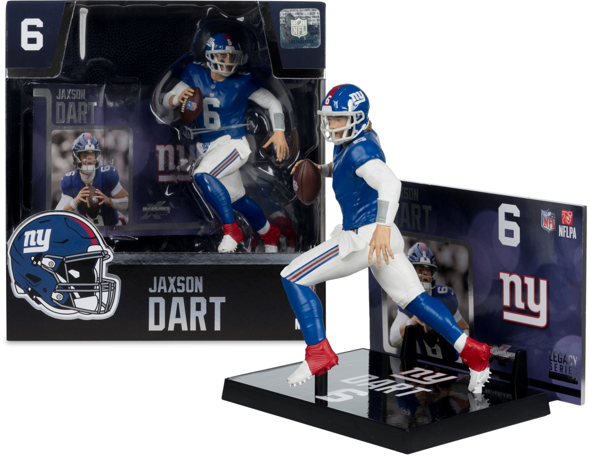 McFarlane SportsPicks New York Giants Jaxson Dart Posed Figure