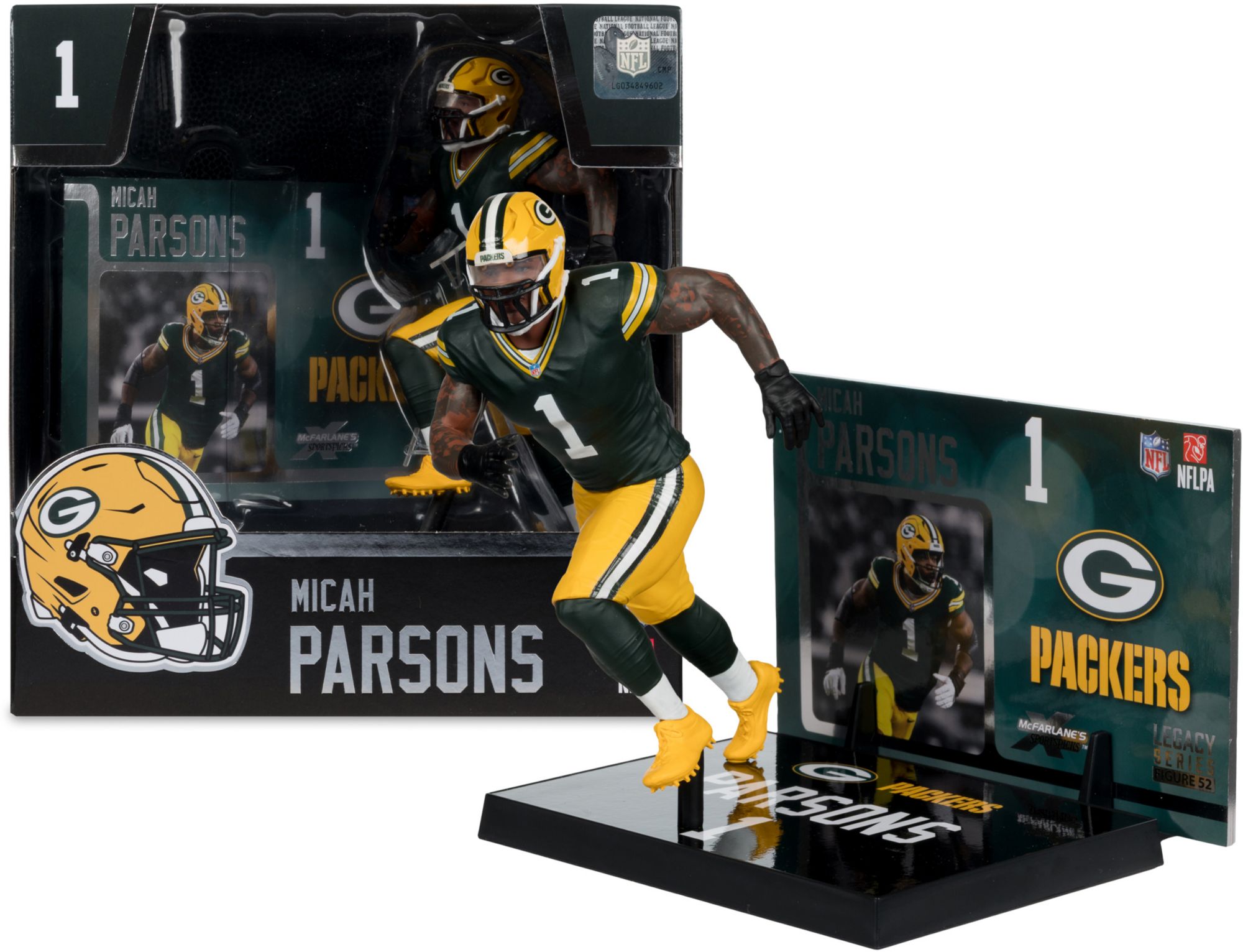McFarlane SportsPicks Green Bay Packers Micah Parsons Posed Figure