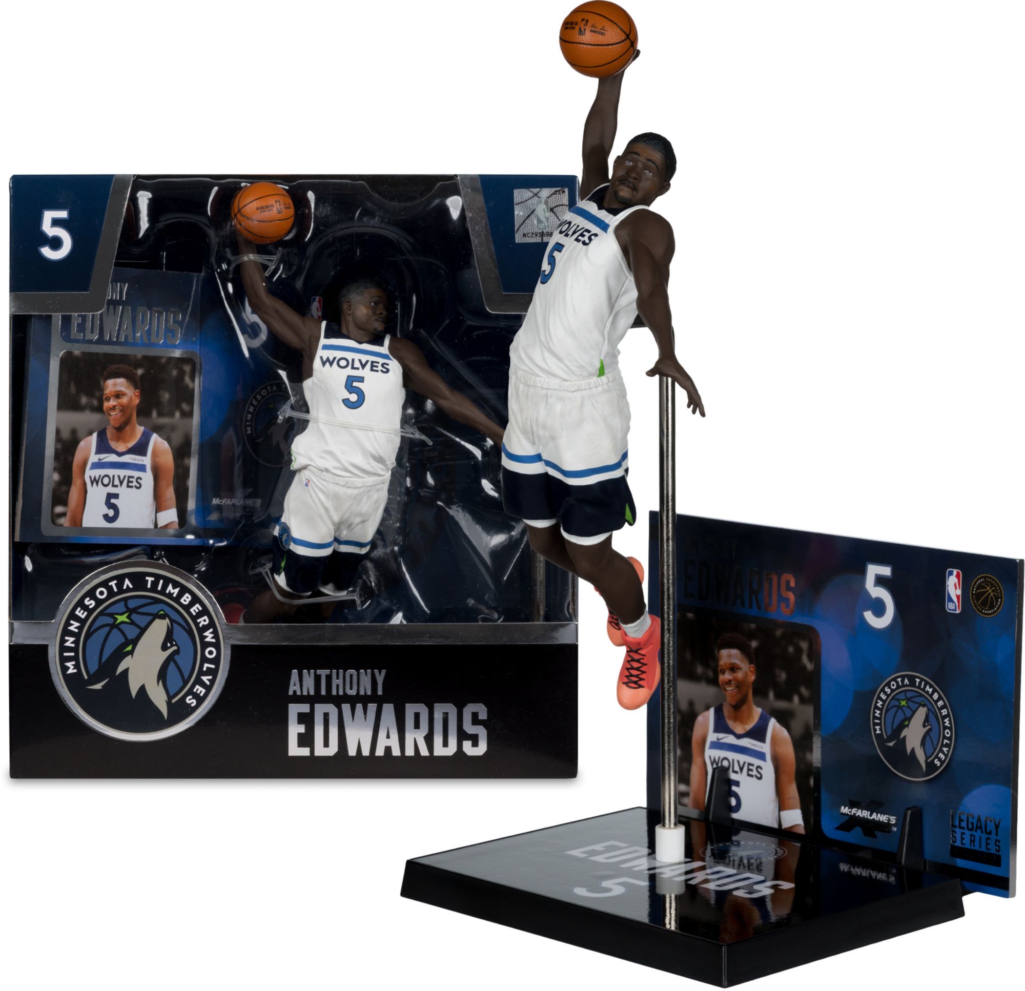 McFarlane SportsPicks Minnesota Timberwolves Anthony Edwards Posed Figure