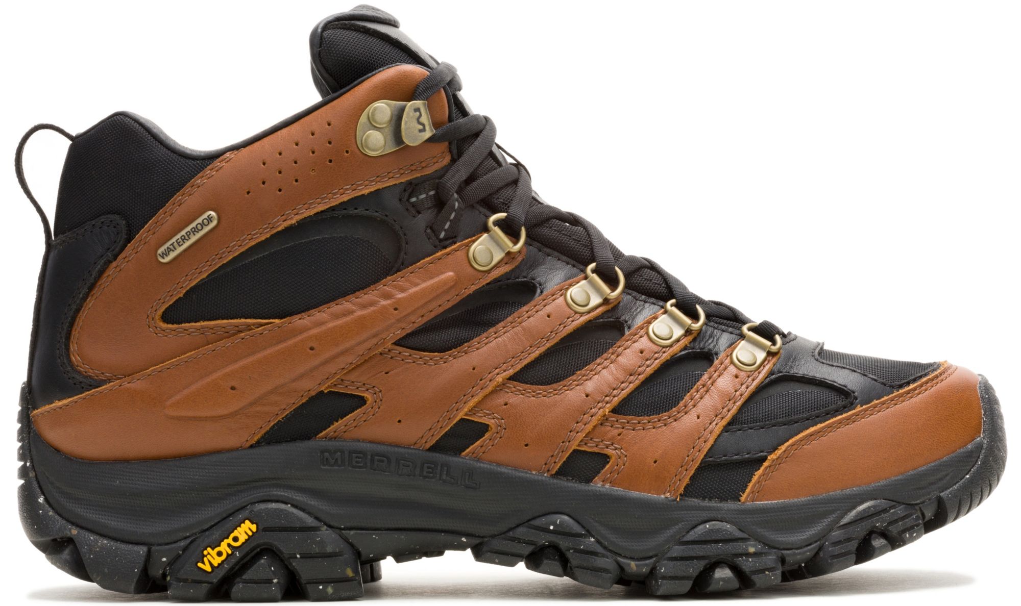 Merrell Men's Moab 3 Luxe Leather Mid Waterproof Hiking Boots