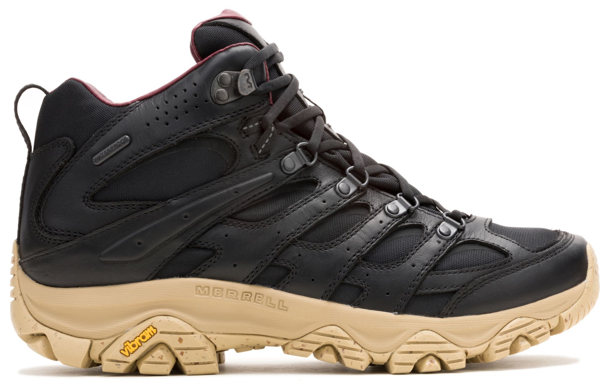 Merrell Men's Moab 3 Luxe Leather Mid Waterproof Hiking Boots