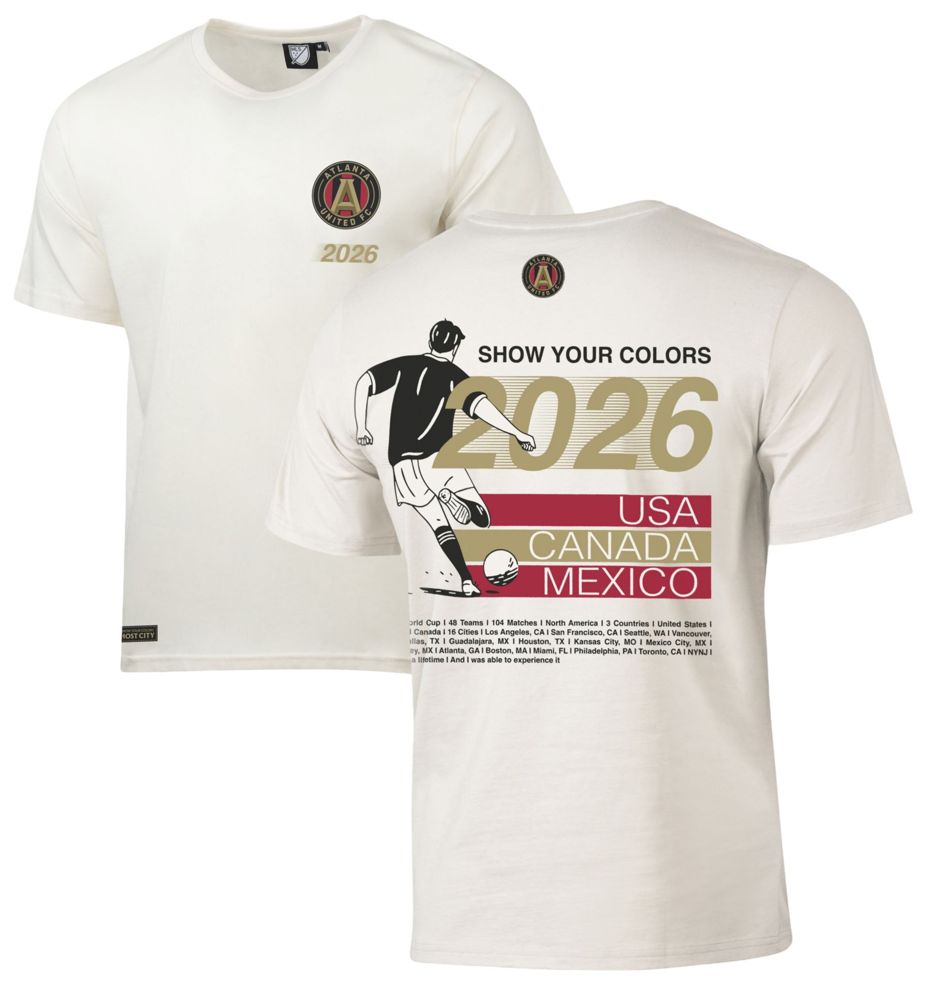 Sport Design Sweden Adult Atlanta United Off-White 2026 T-Shirt