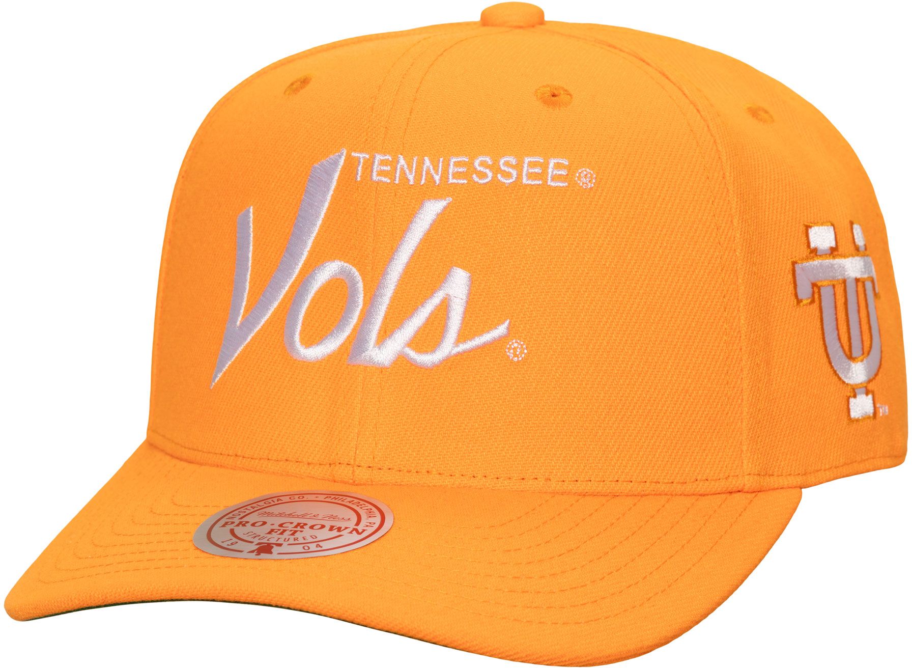 Mitchell &amp; Ness Adult Tennessee Volunteers Orange Head Coach Pro Snapback Adjustable Hat