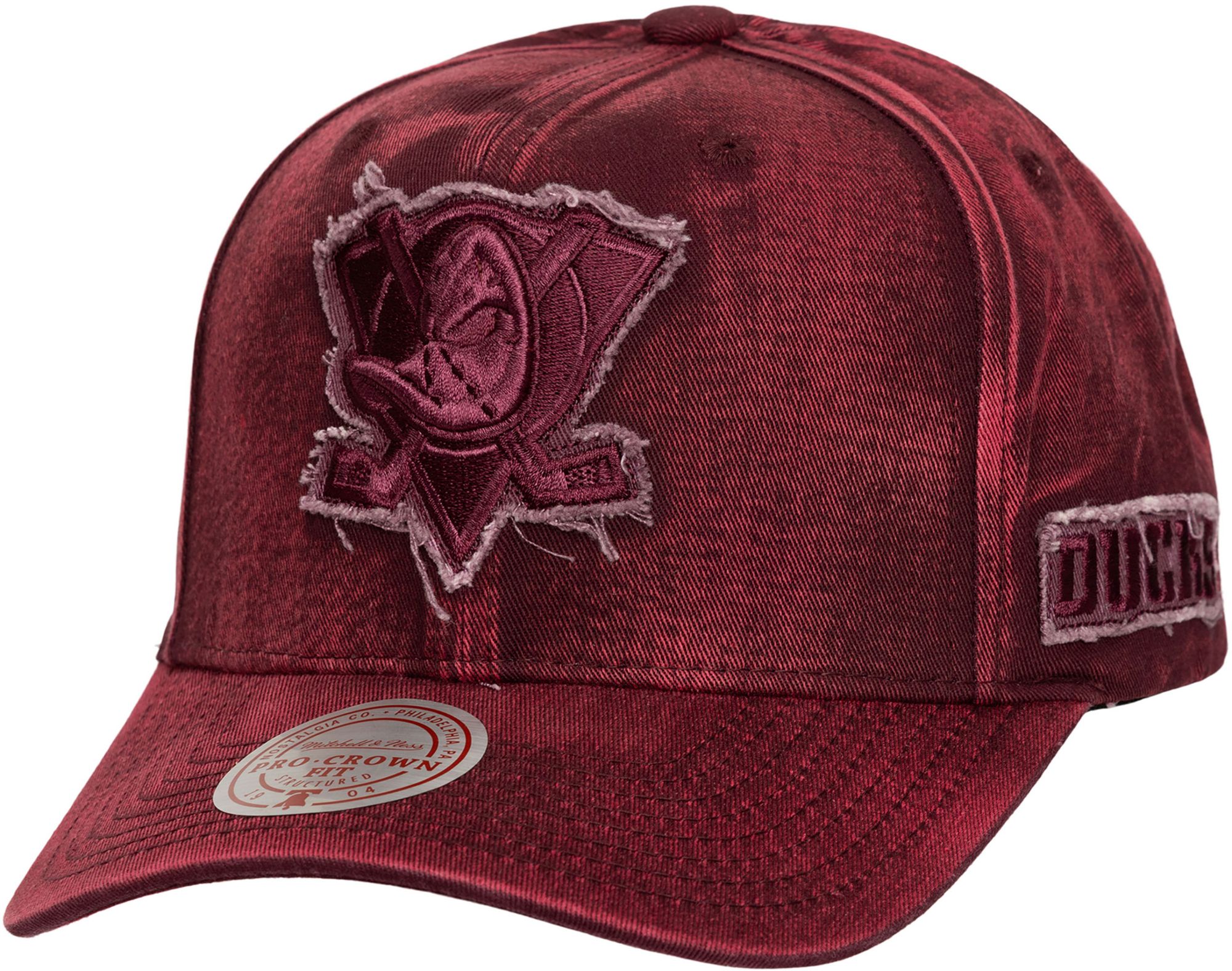 Mitchell & Ness Adult Anaheim Ducks Purple Downtown Pro Snapback Adjustable Hat