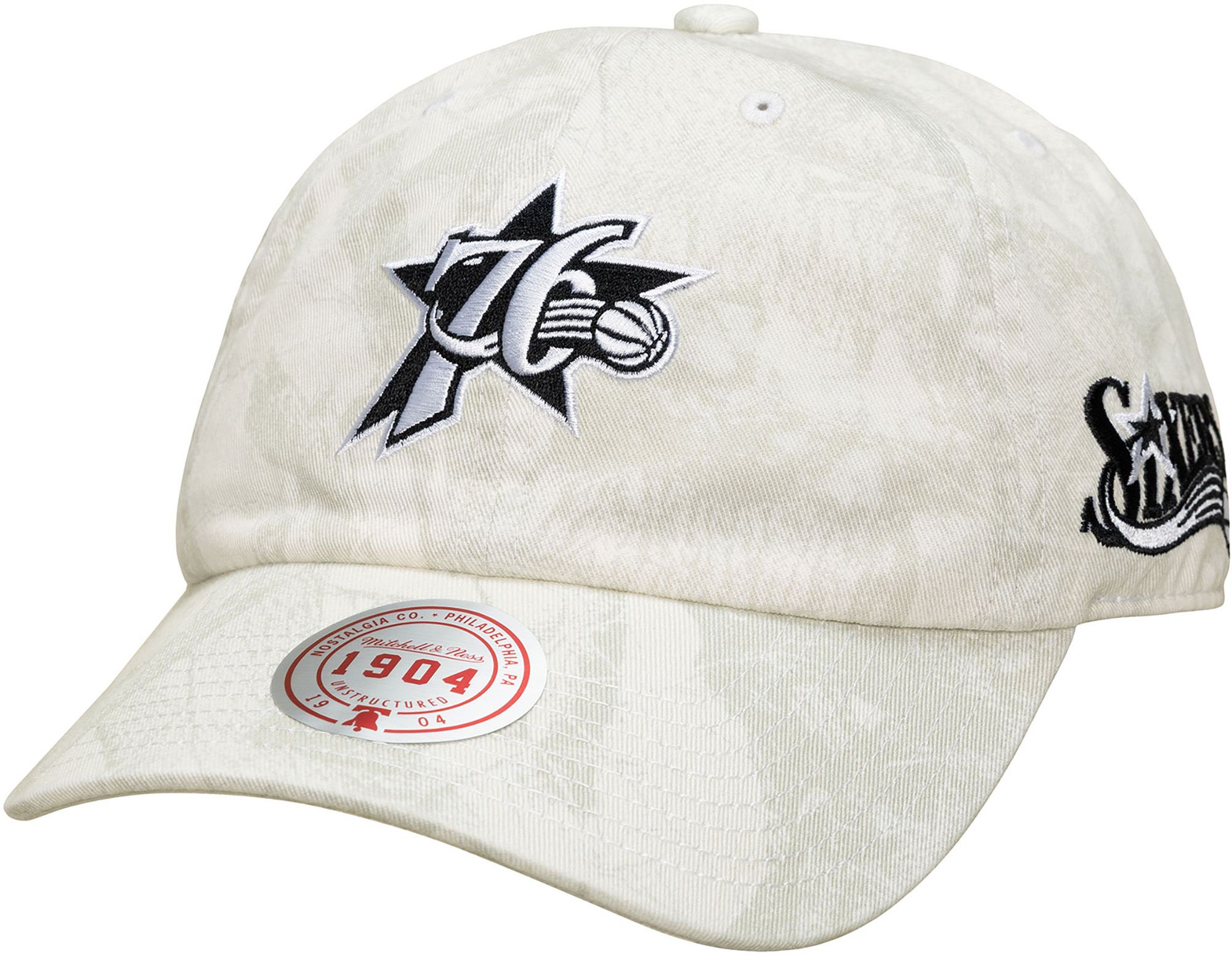 Mitchell &amp; Ness Adult Philadelphia 76ers Hardwood Classic Strapback Adjustable Hat